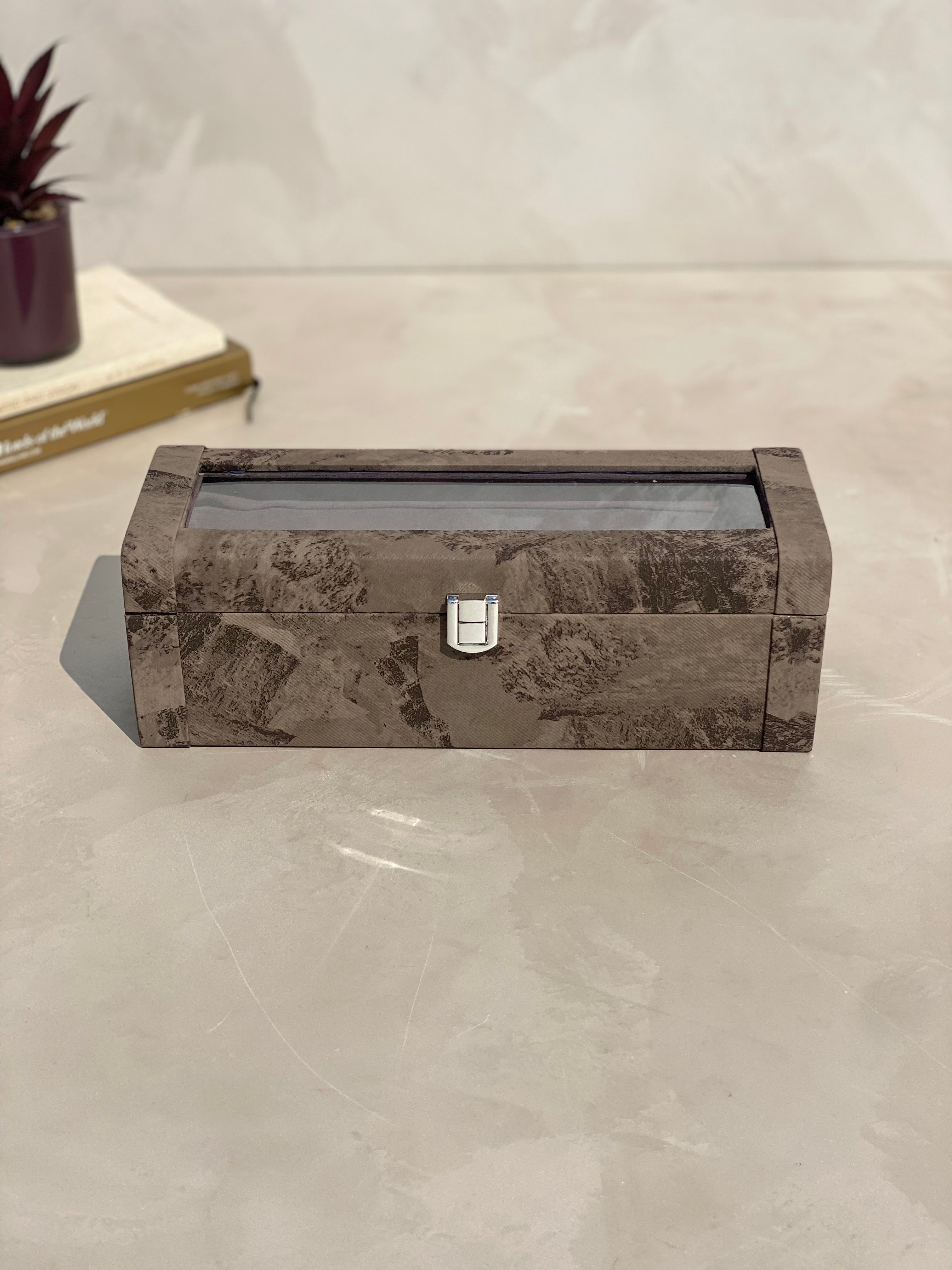Indo Mocha Watch Box - 4 Slots