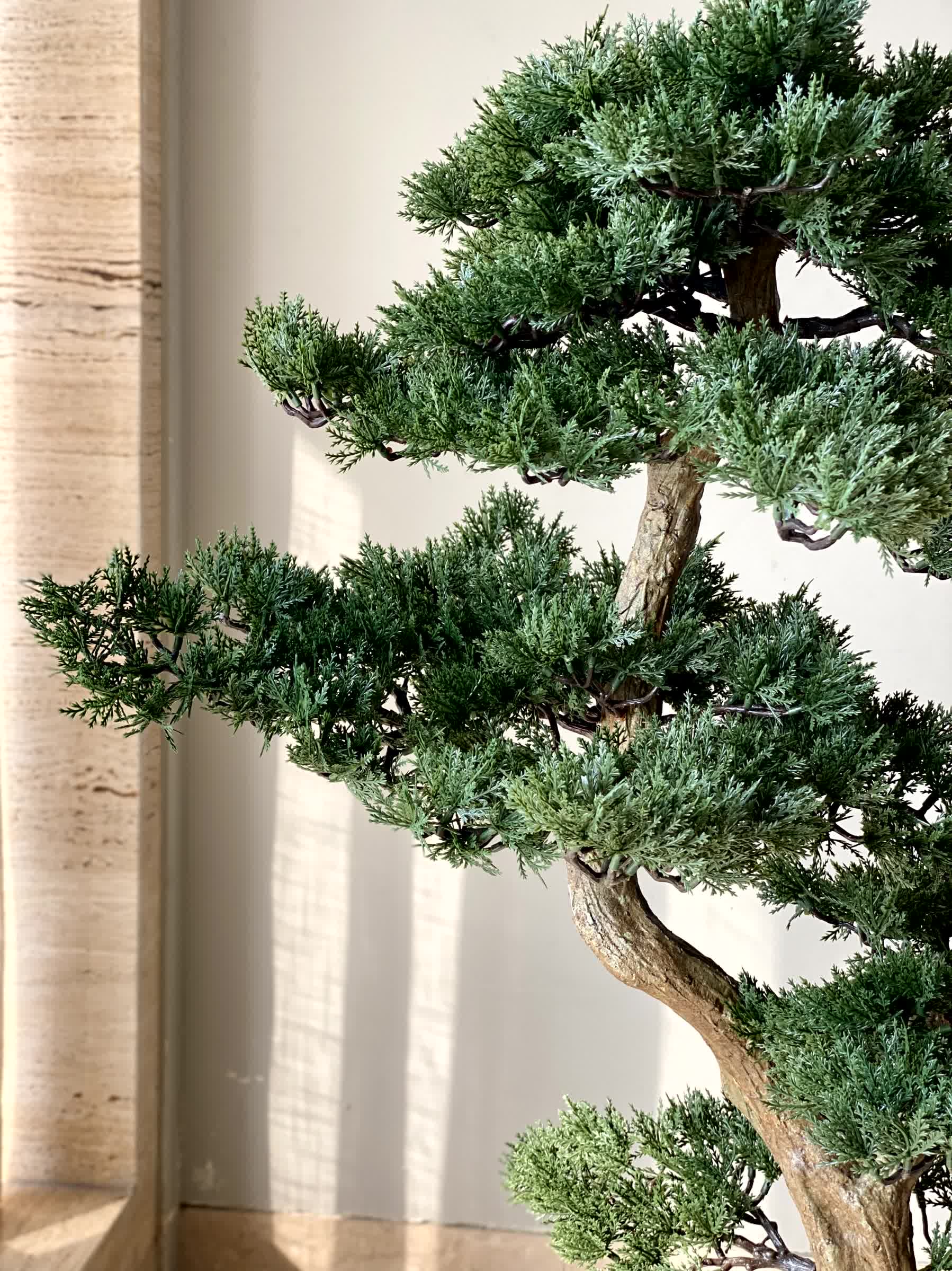 Artificial Cypress Bonsai Plant - 3 Feet