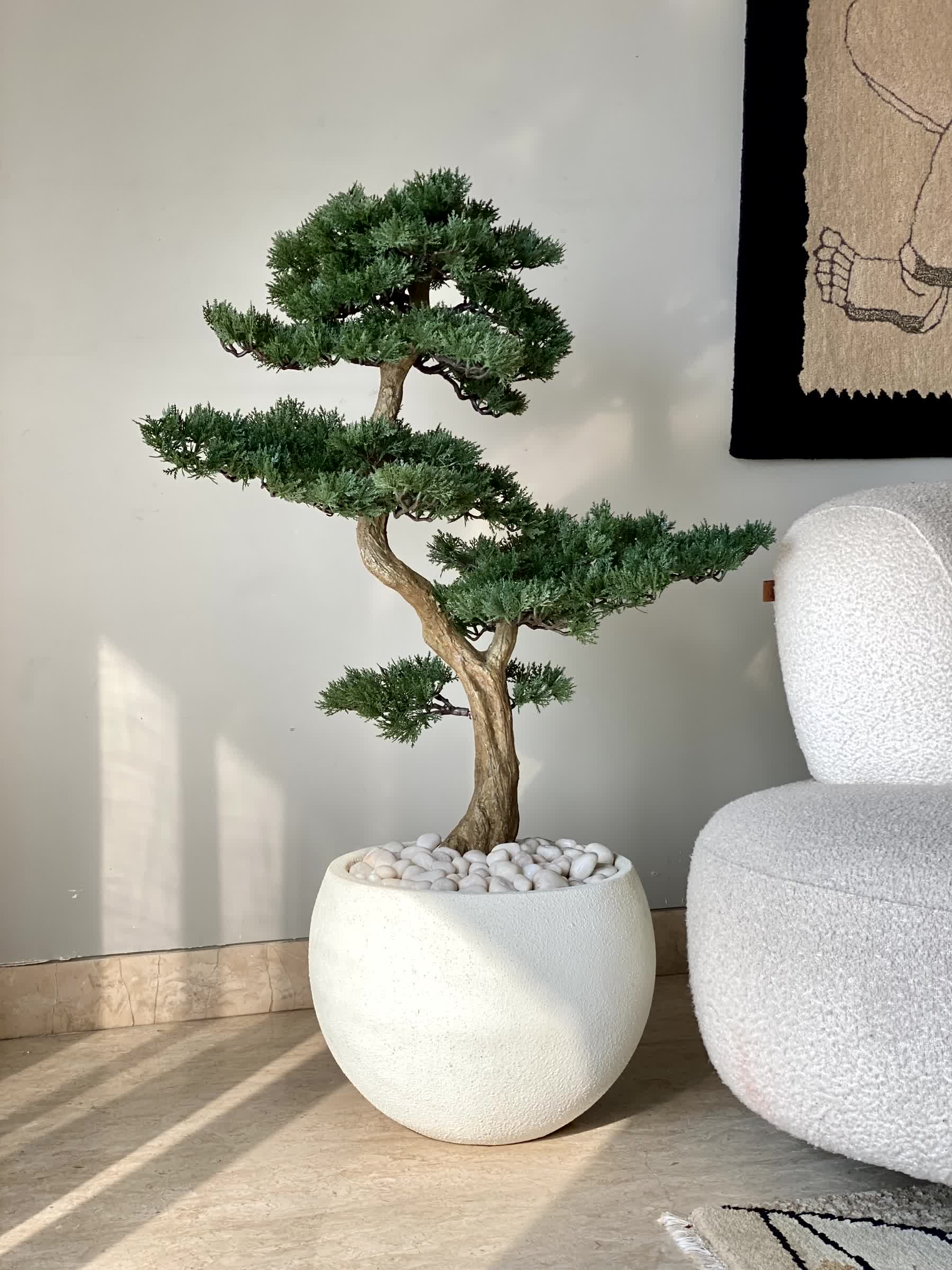 Artificial Cypress Bonsai Plant - 3 Feet
