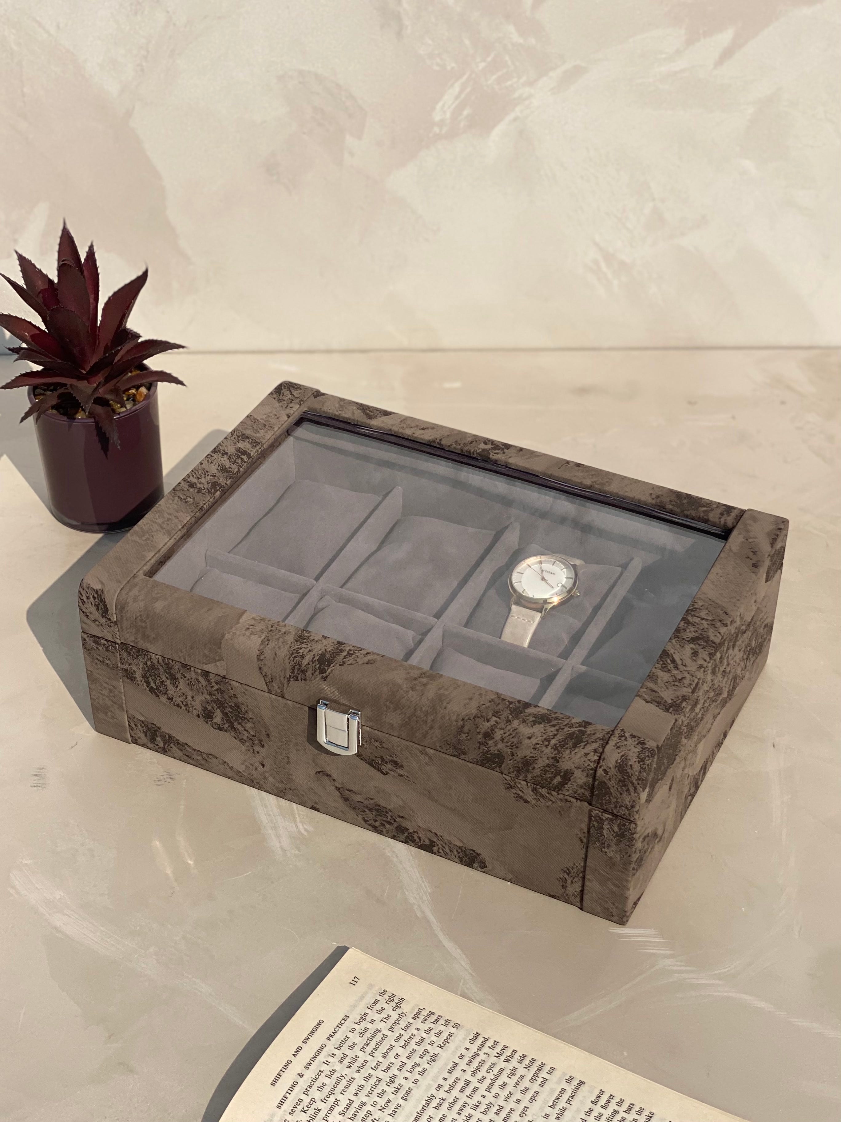 Indo Mocha Watch Box - 8 Slots