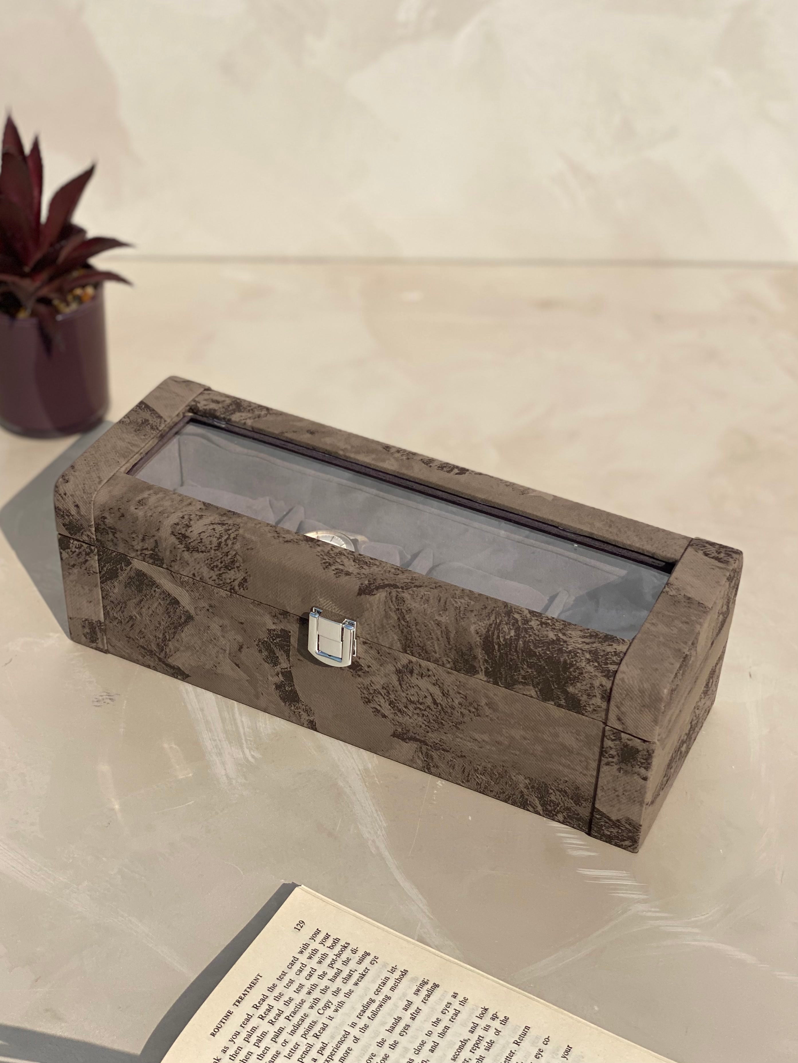 Indo Mocha Watch Box - 4 Slots