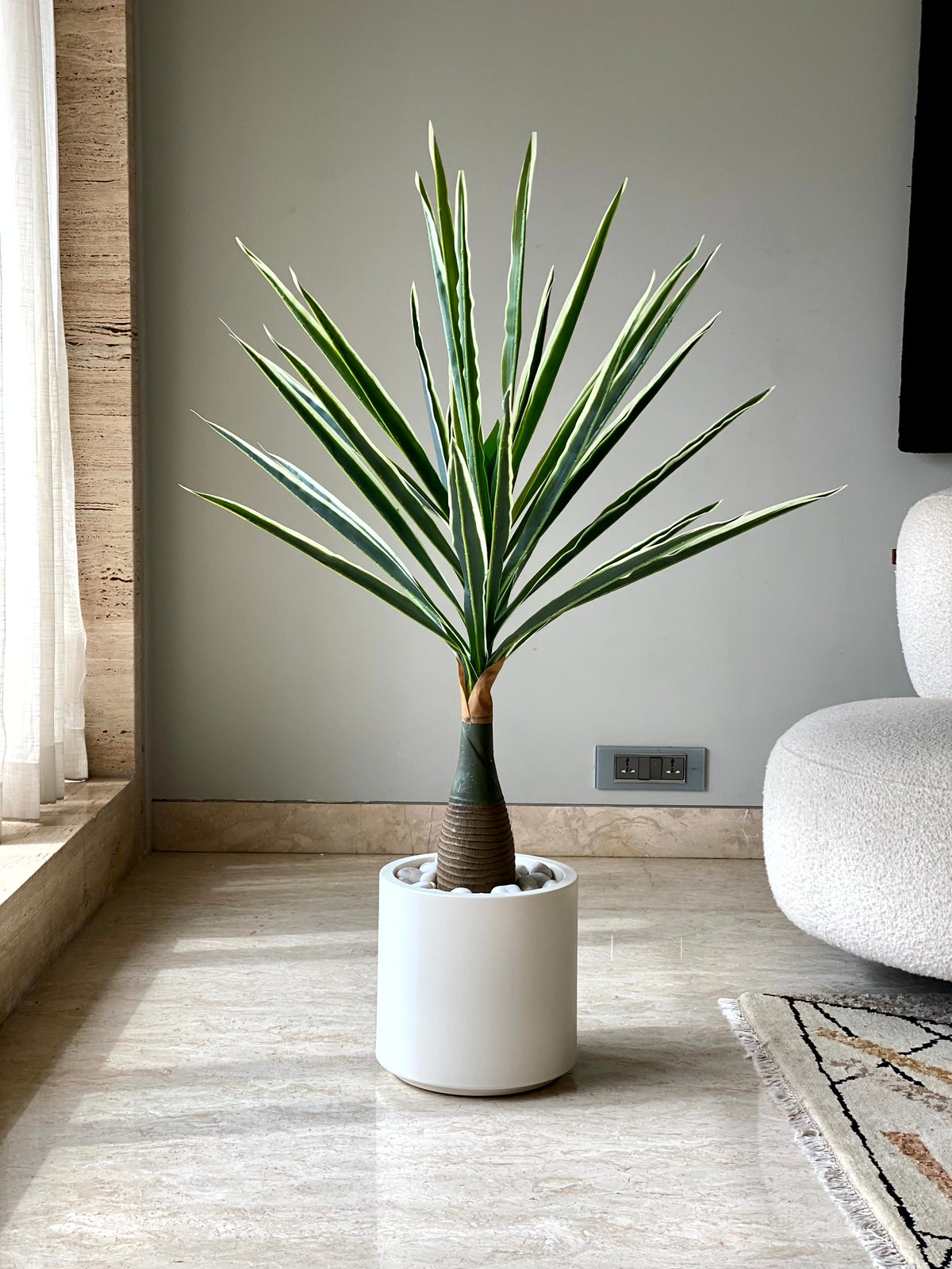 Artificial Dracaena Trunk Tree - 3.5 Feet