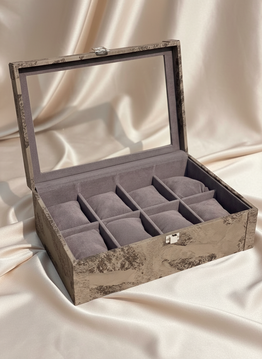 Indo Mocha Watch Box - 8 Slots