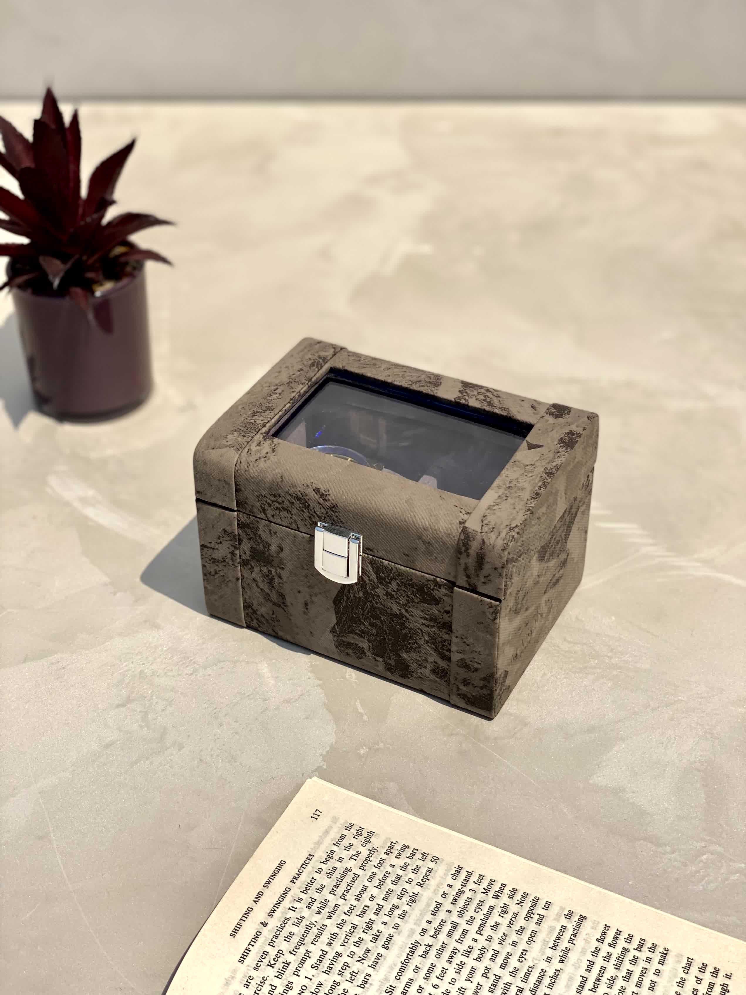 Indo Mocha Watch Box - 2 Slots