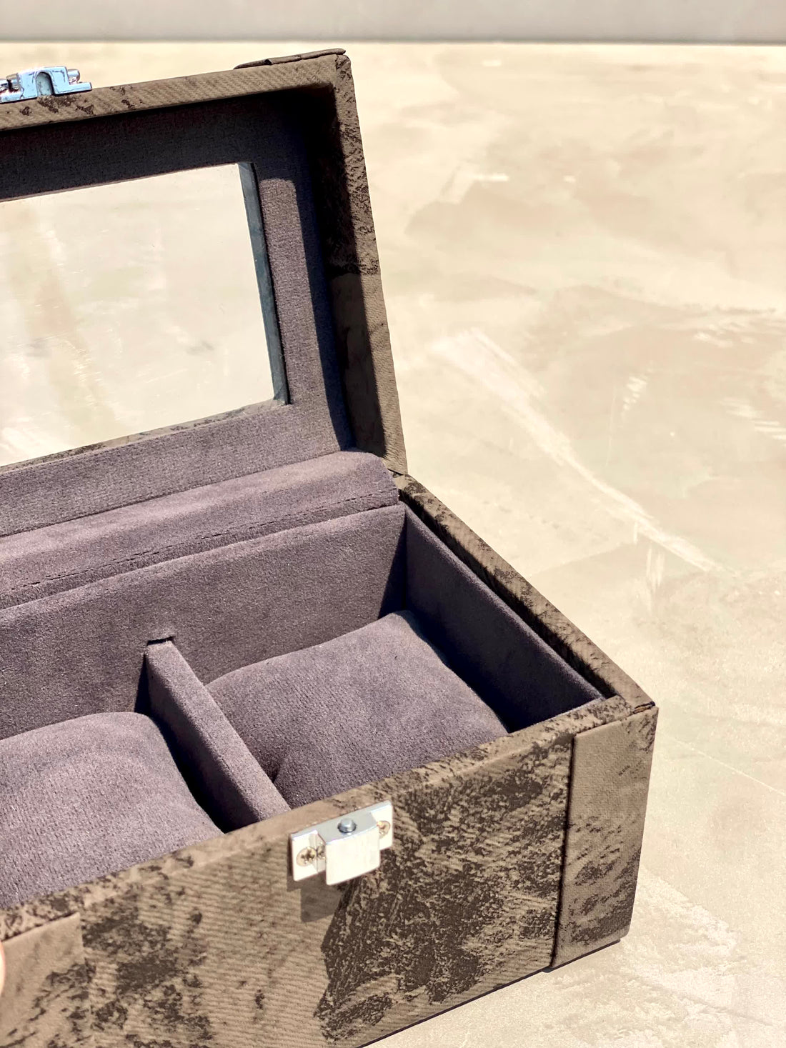 Indo Mocha Watch Box - 2 Slots