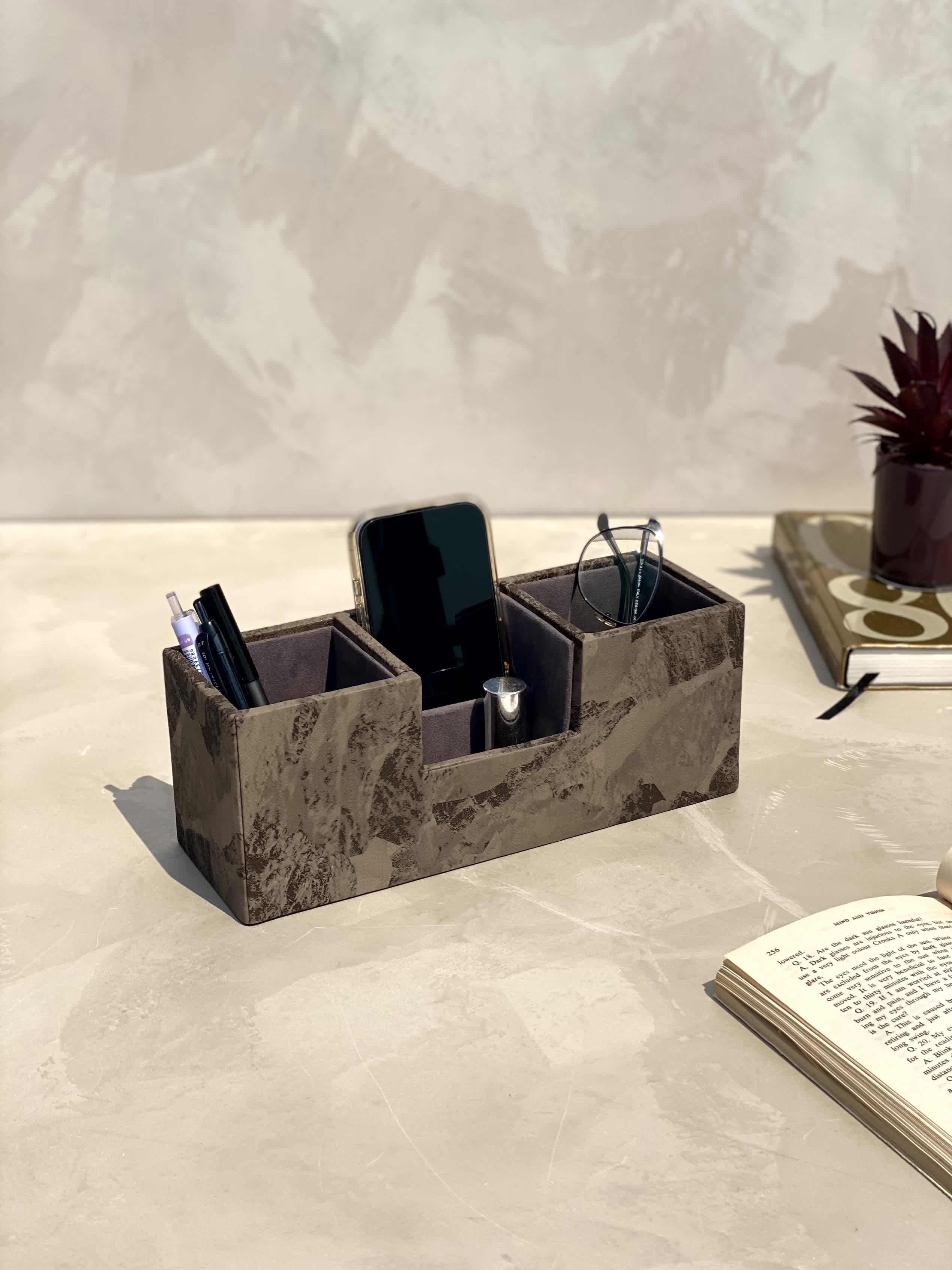 Indo Mocha Desk Organizer