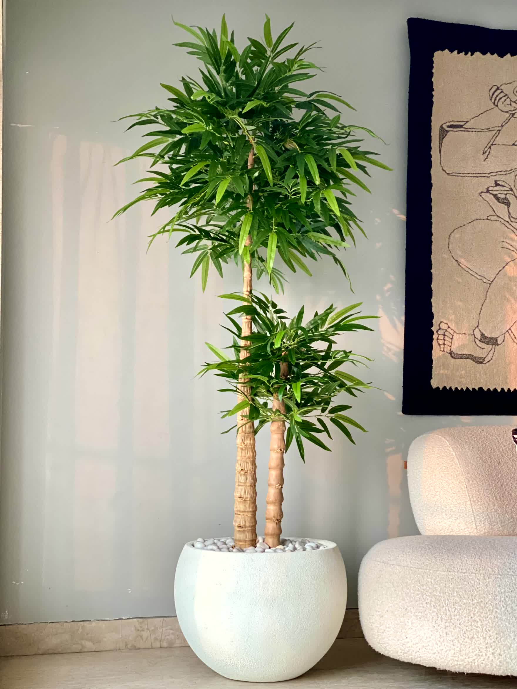 Artificial Timber Bamboo Plant - 7 Feet