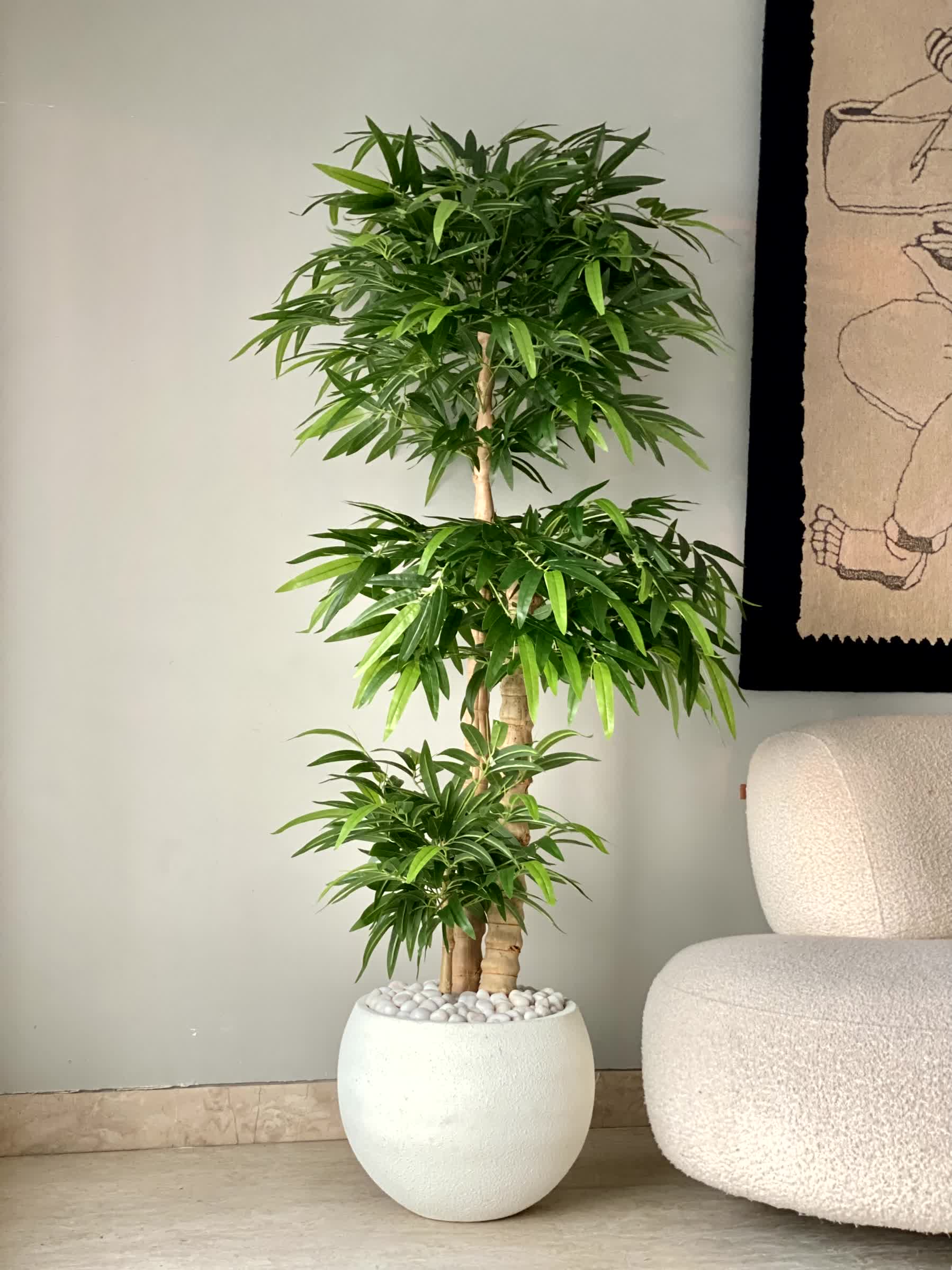 Artificial Timber Bamboo Plant - 6 Feet
