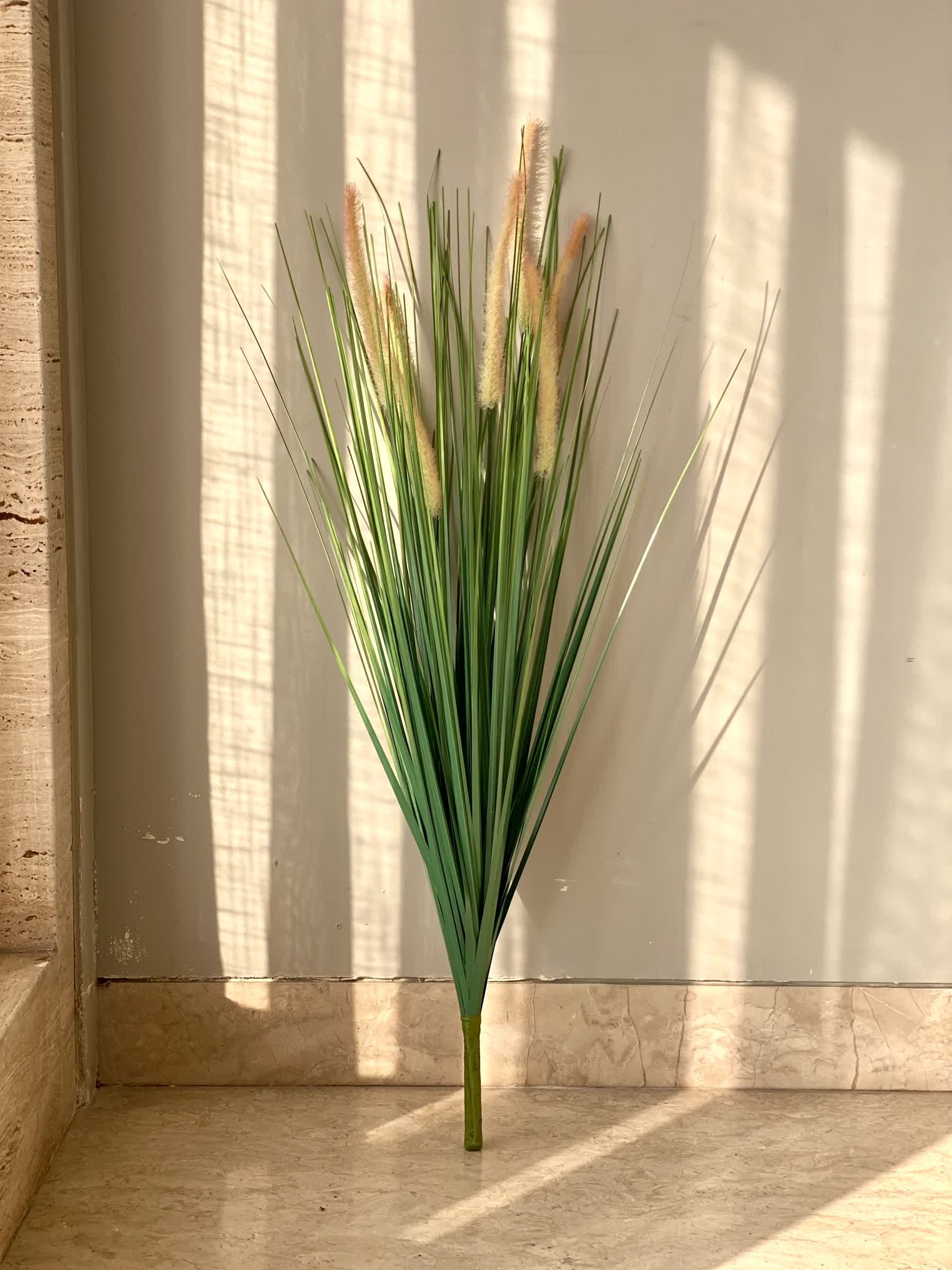 Artificial Sage Pampas Grass Bunch - 3 Feet