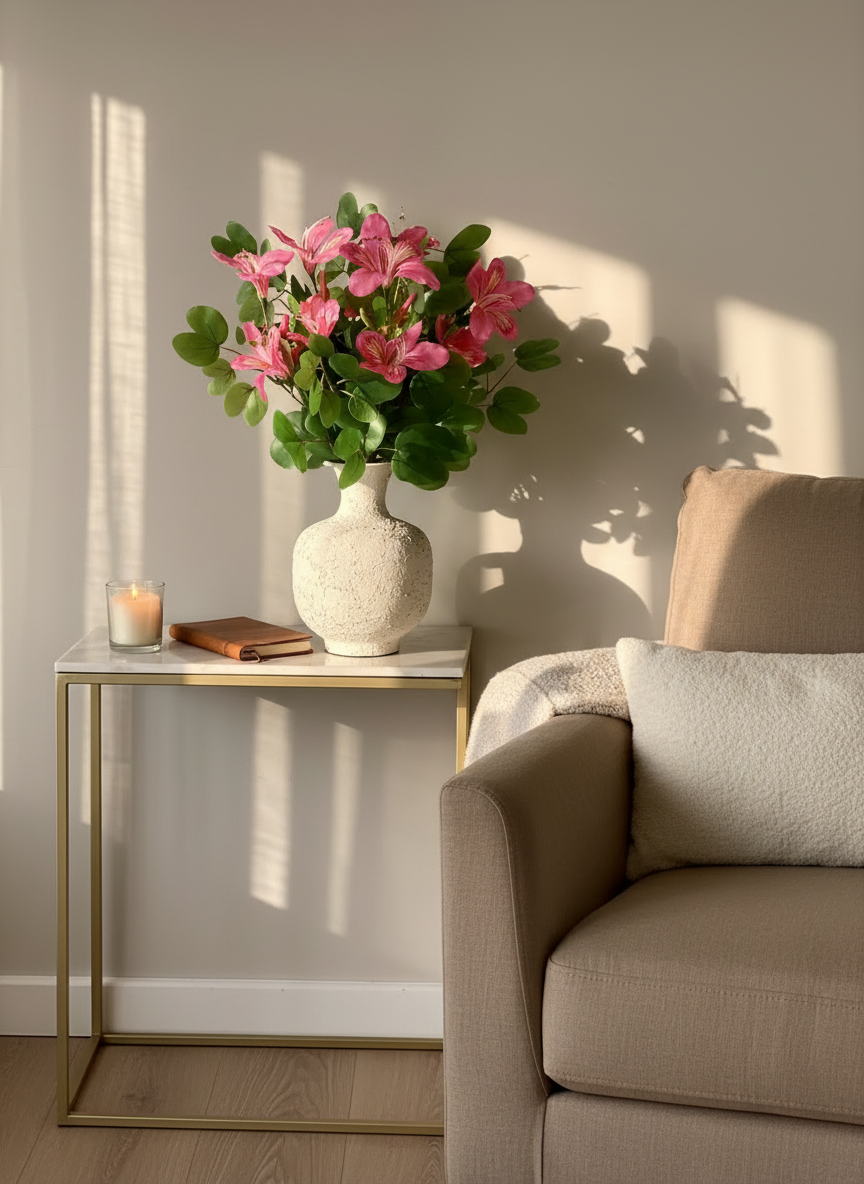 Artificial Bauhinia Flower Stem - Pink (Set Of 2)