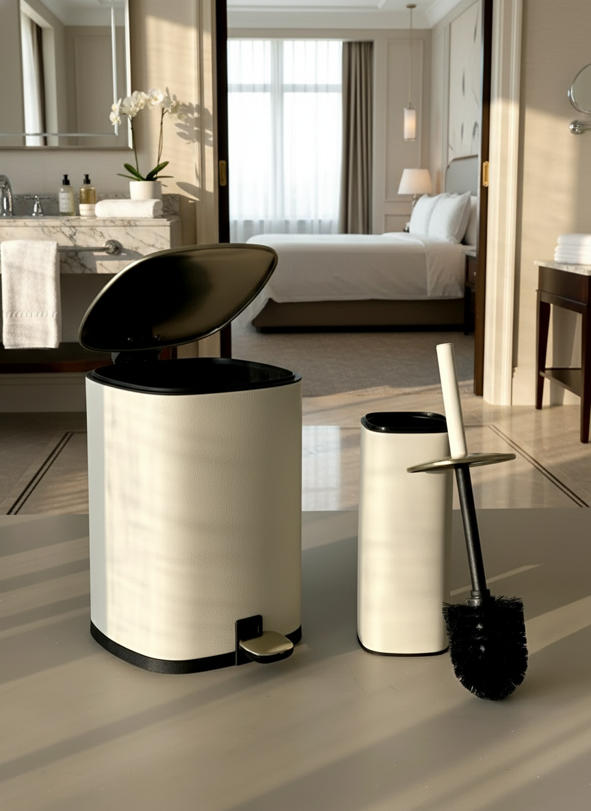 Merlowe Dustbin - Beige (6L)