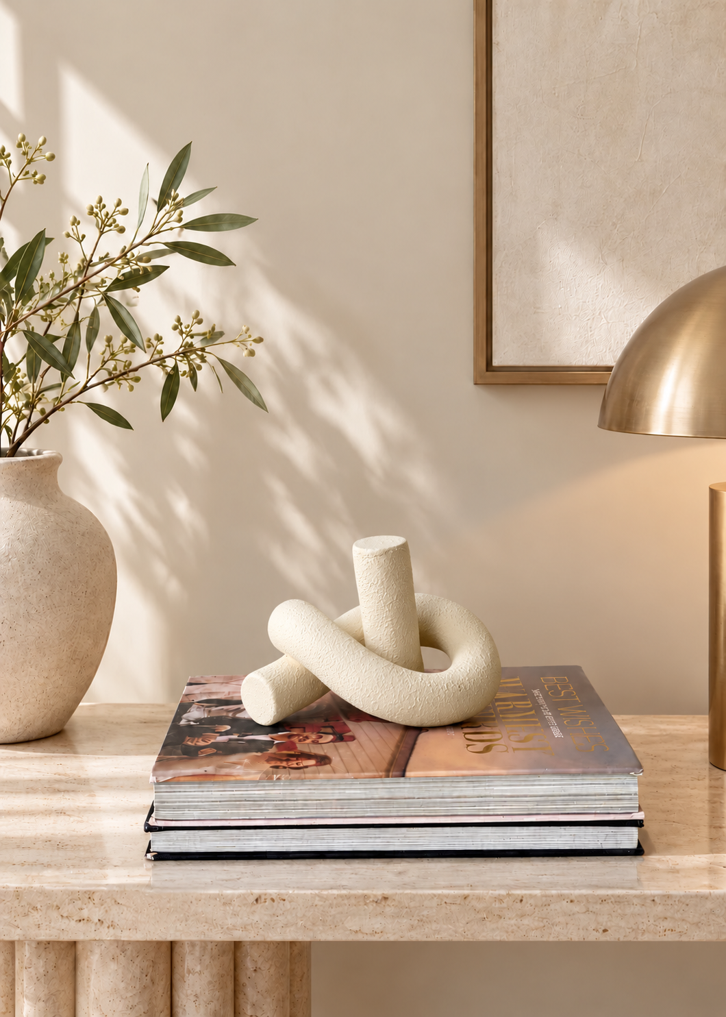 Arden Ivory Knot Accent