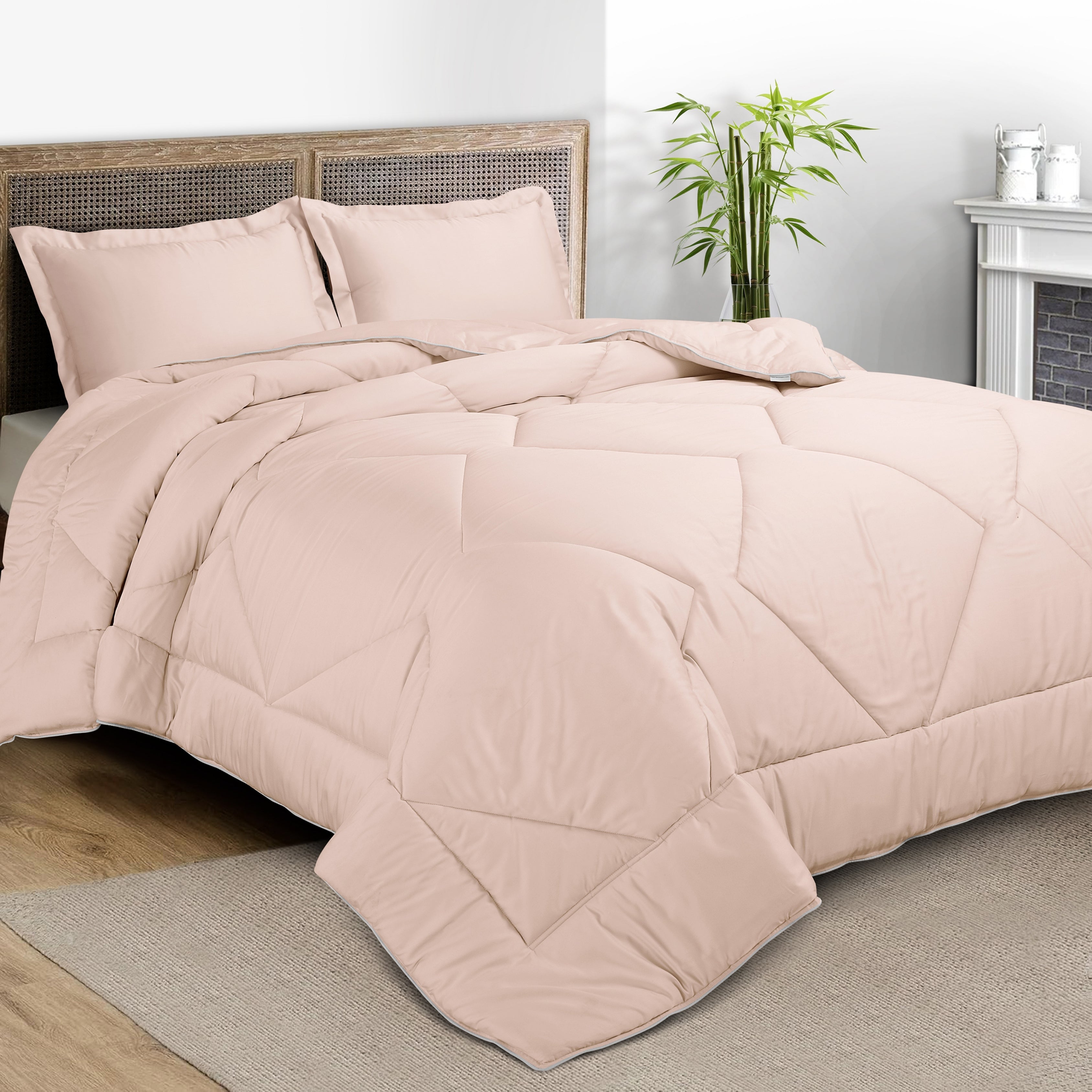 Eco-Luxe King Size Bamboo Comforter-Beige