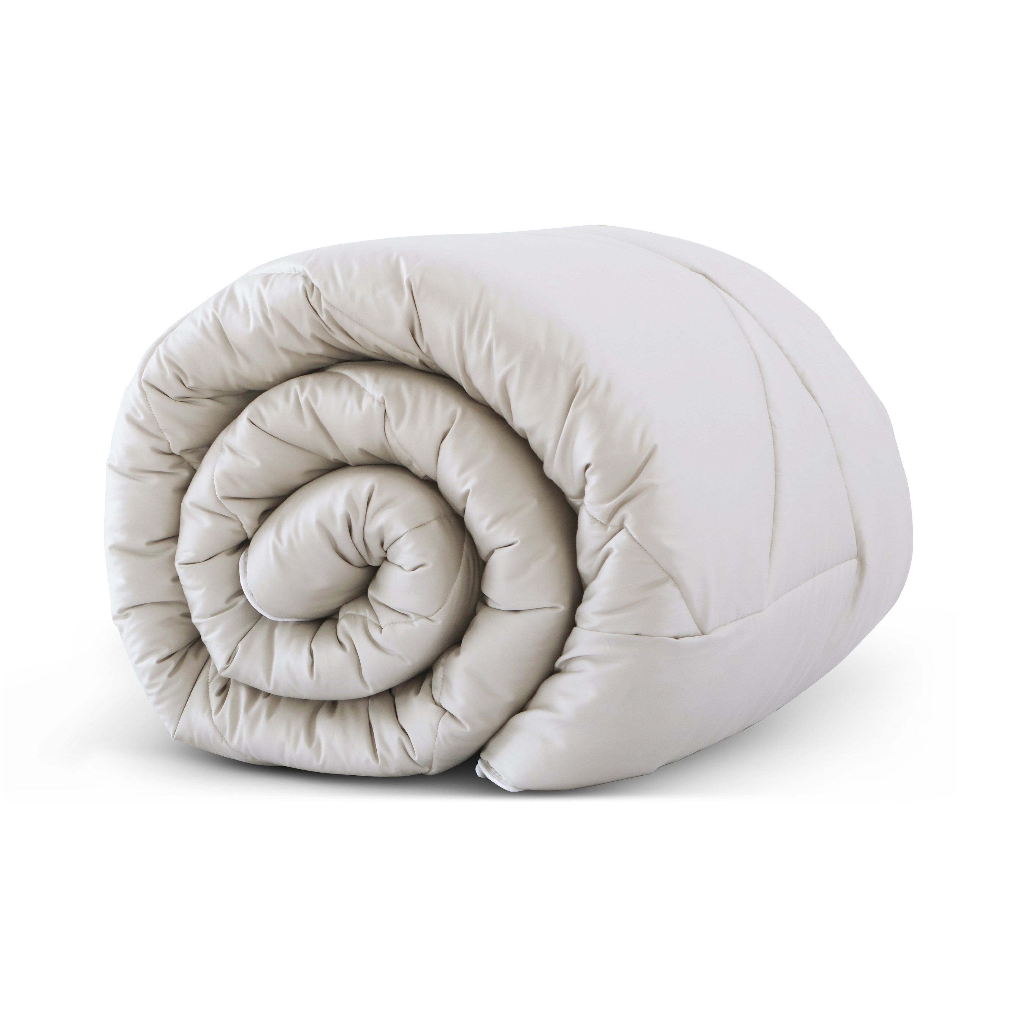 Luxe Single Bed Size Bamboo Comforter-Silver Grey