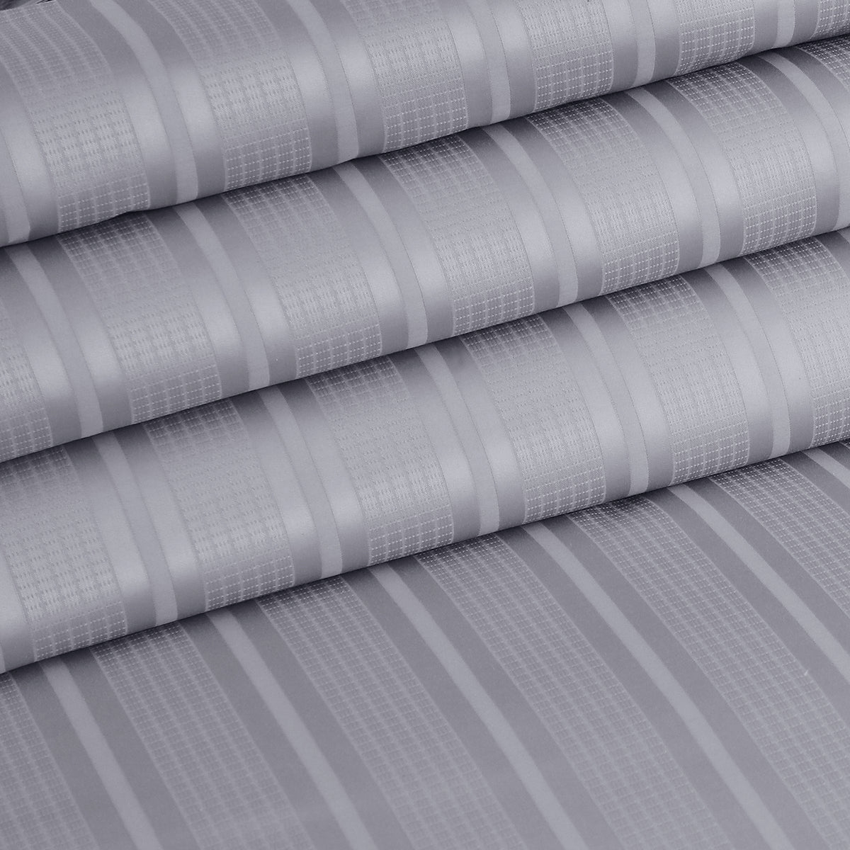 Jacquard King Size Bedsheet with 2 Pillow Covers-Silver Grey