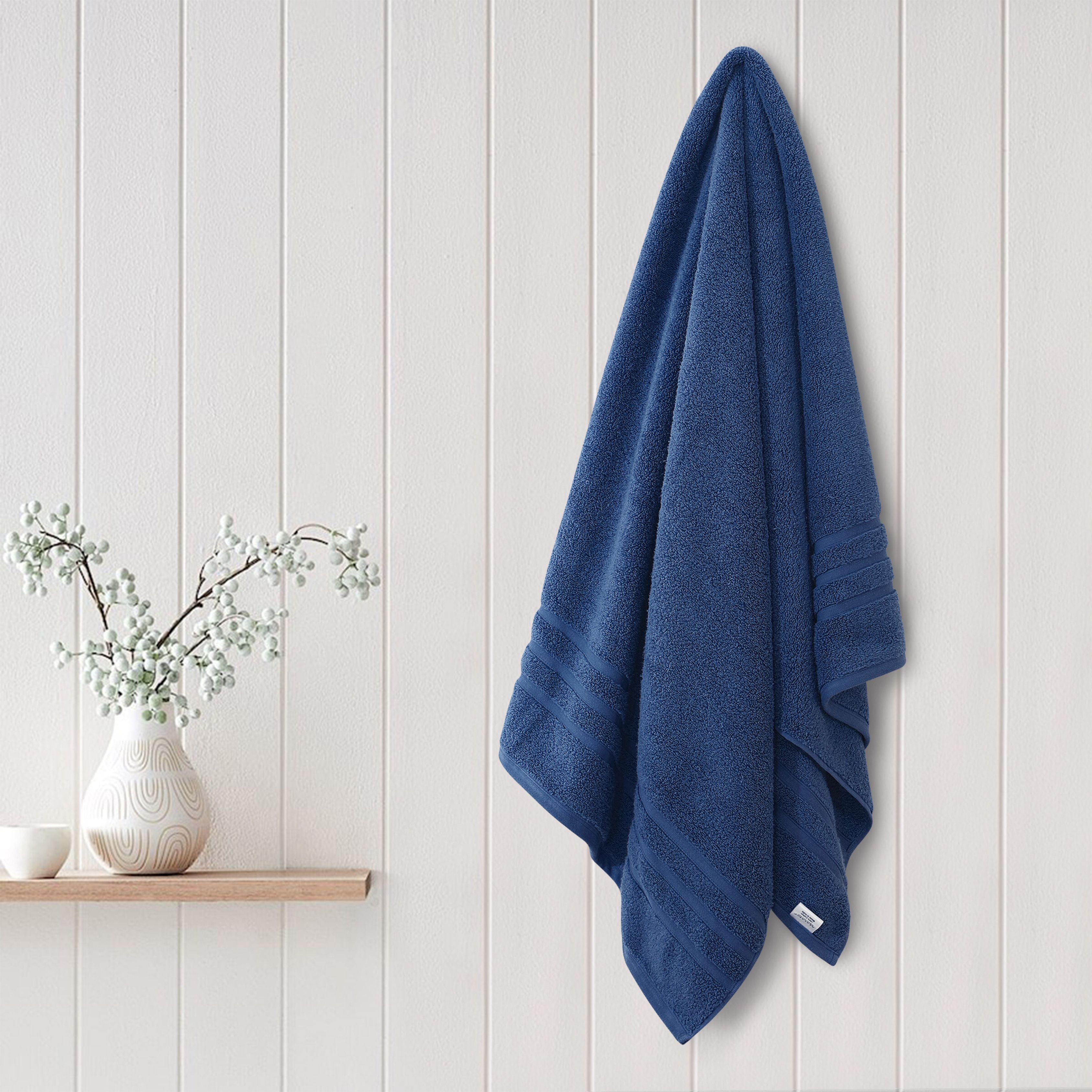 Zero Twist Hand Towels -Blue