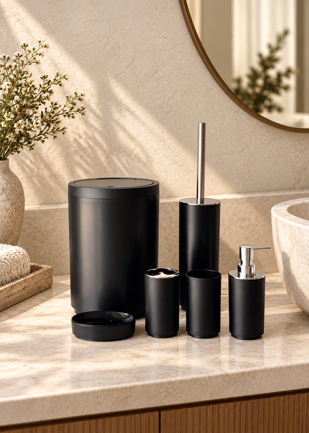 Raven Bathroom Set