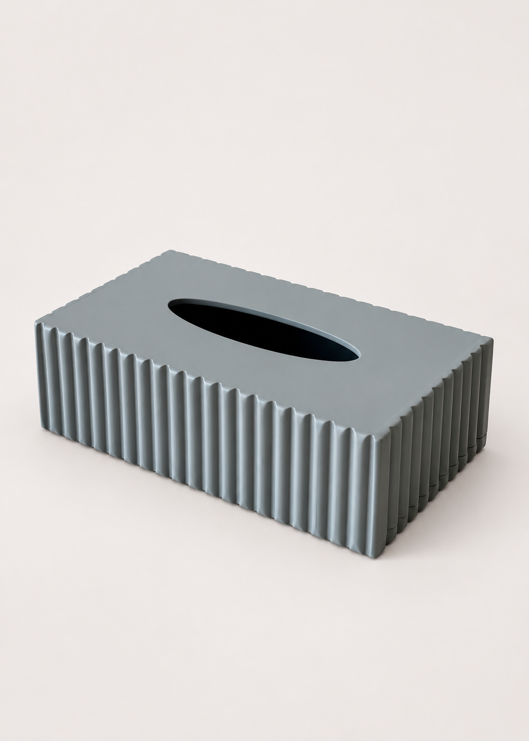 Imperium Fluted Tissue Box - Grey