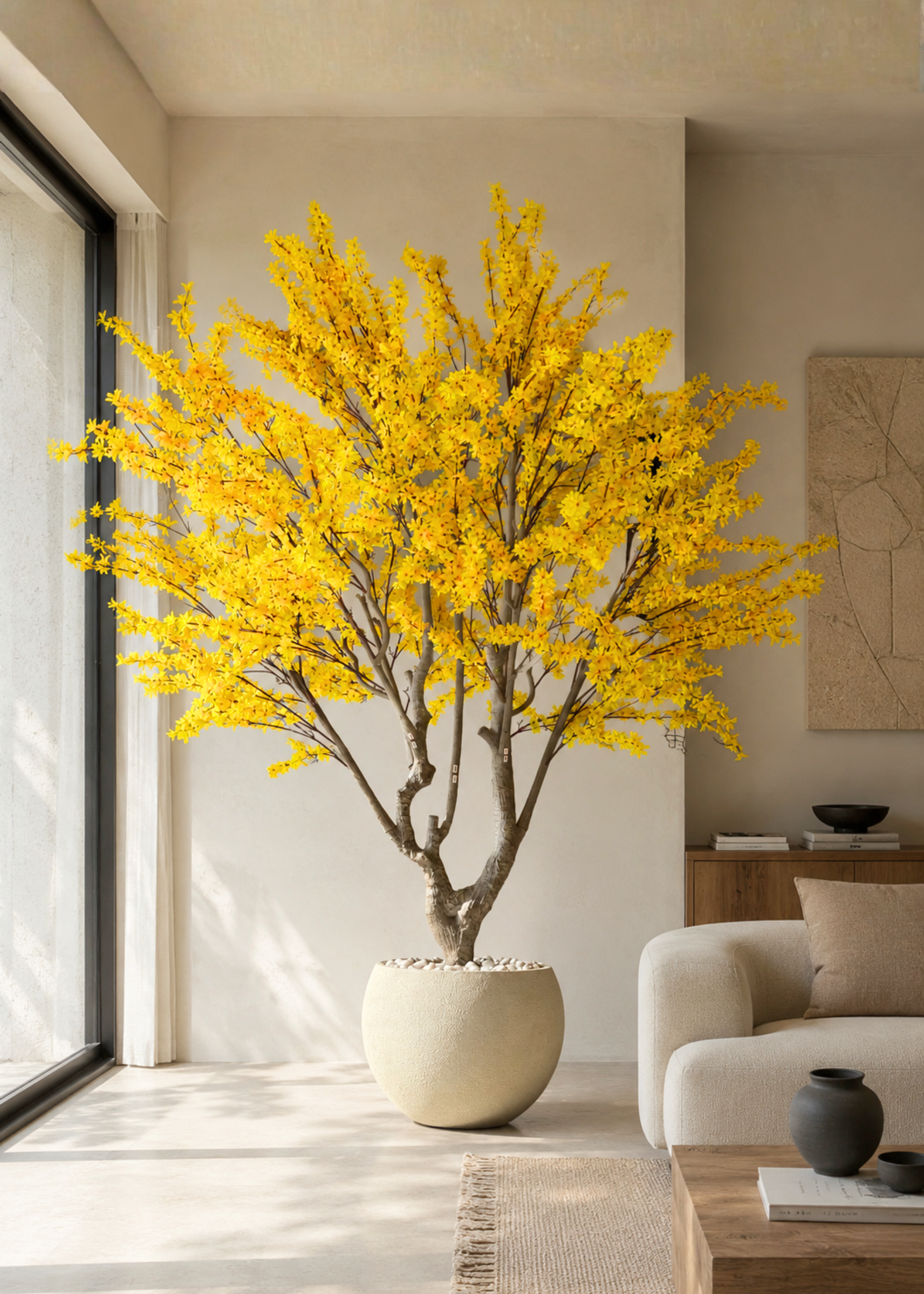 Artificial Spring Jasmine Plant- 8 Feet