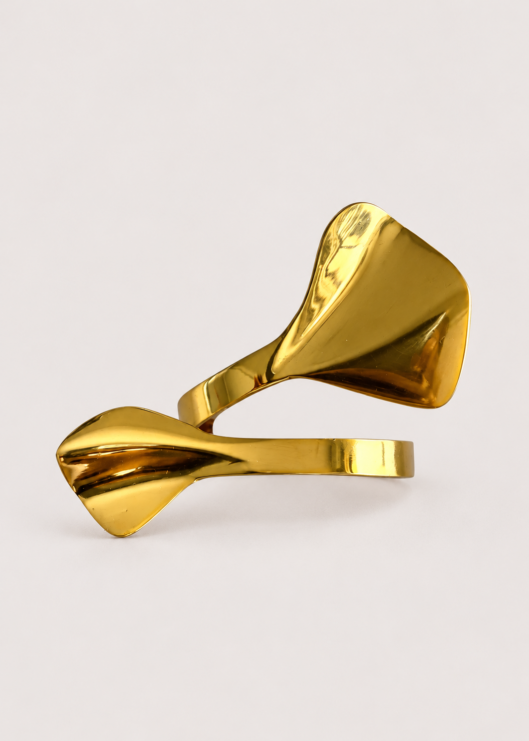 Gold Twist Napkin Rings - Set of 6