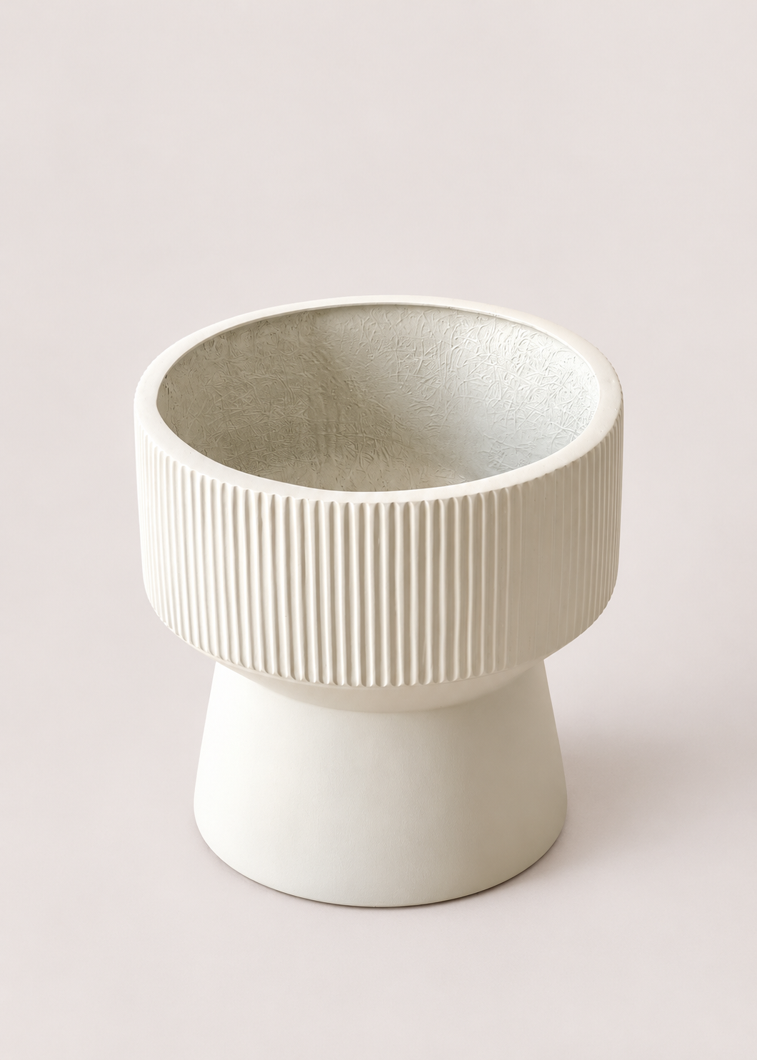 Sora Ripple Planters - Beige