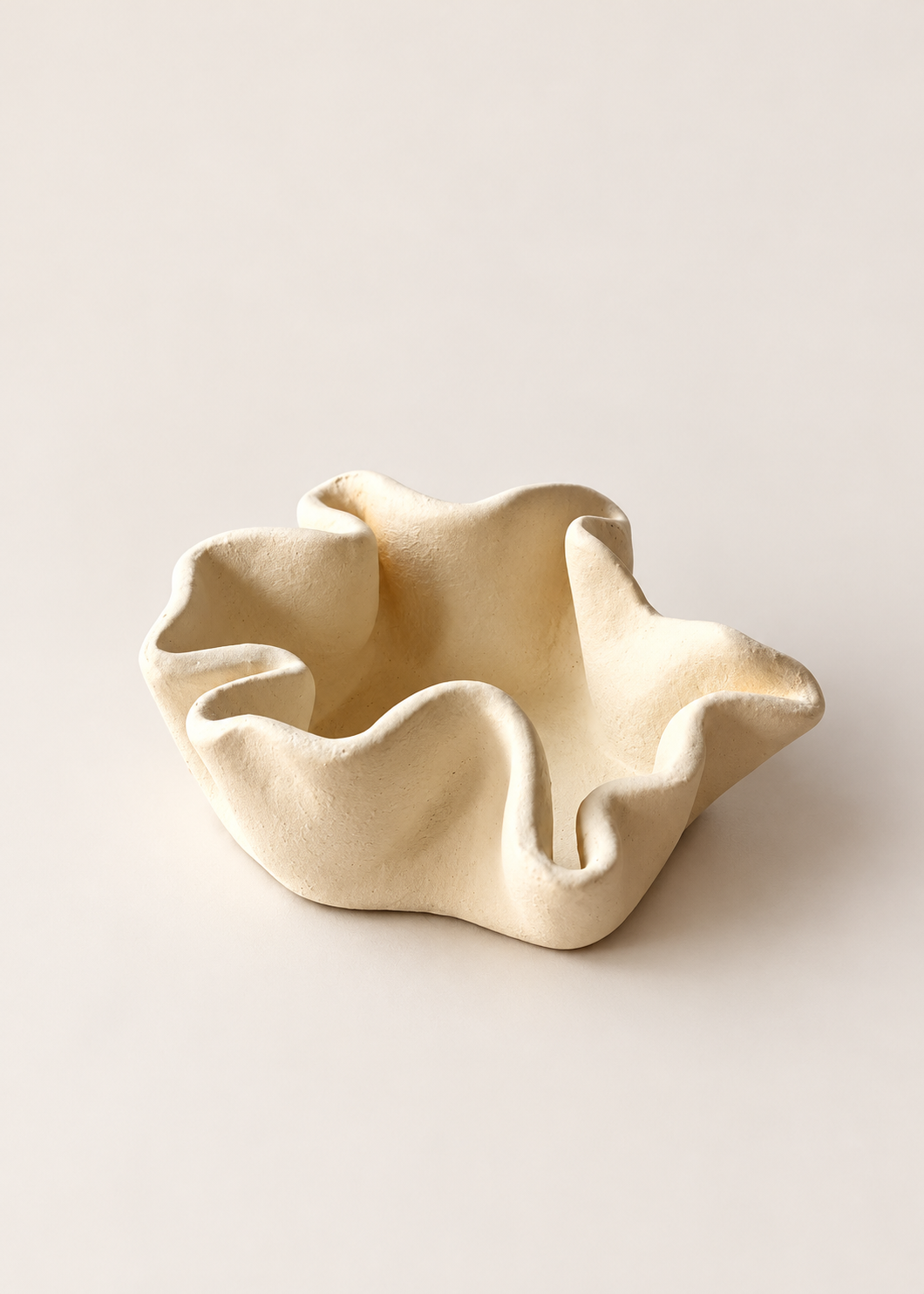 Ivory Wave Trinket Tray