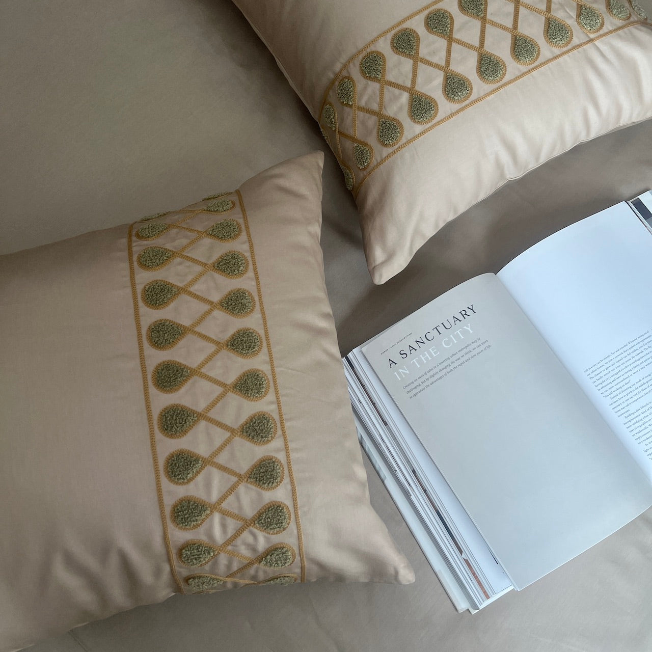 Zenith Sand Bedsheet Set