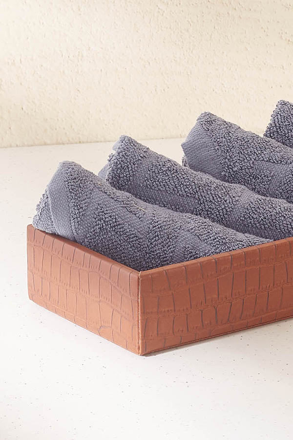 Croc Lux Vegan Leather Tray