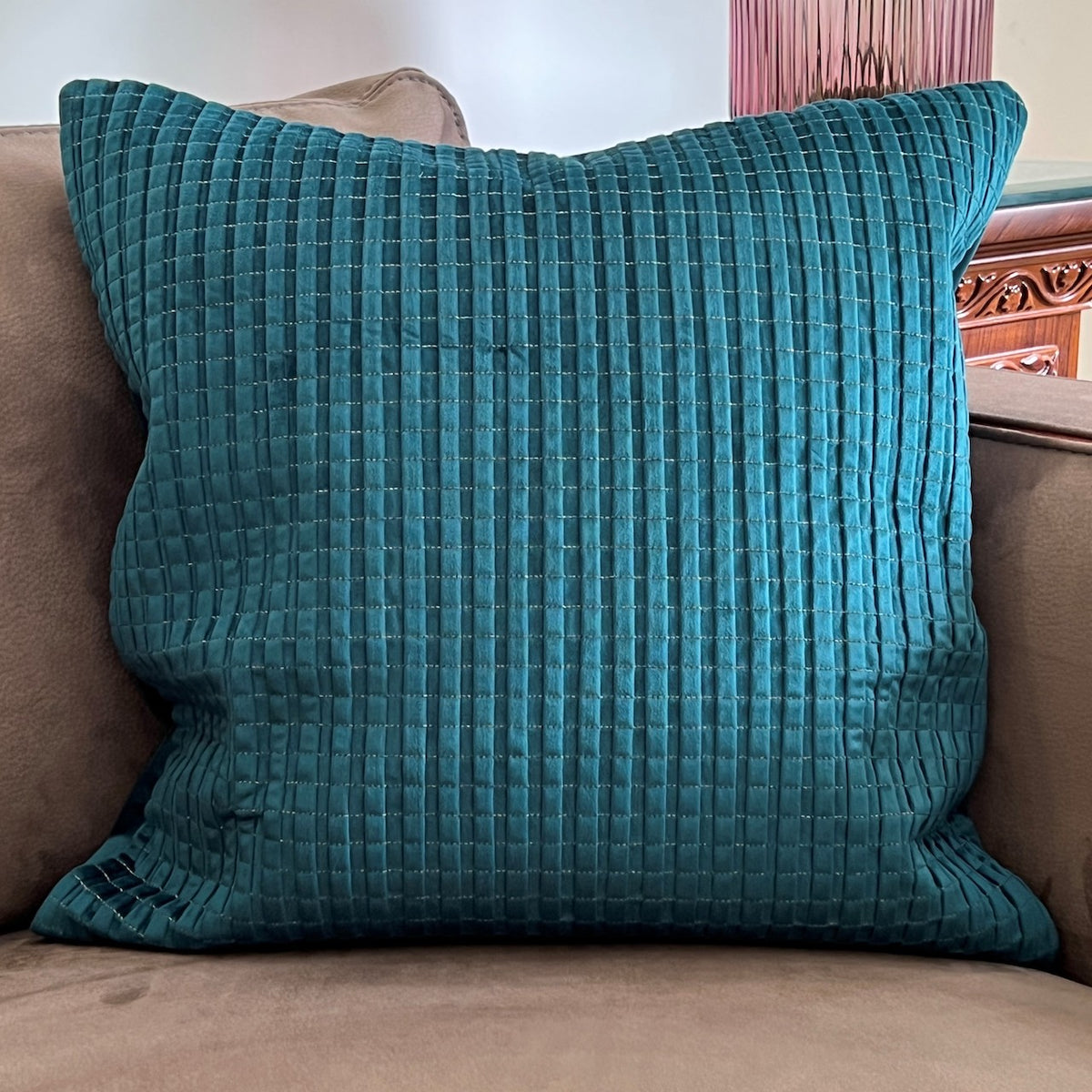 Bello Emerald Green Velvet Cushion Cover