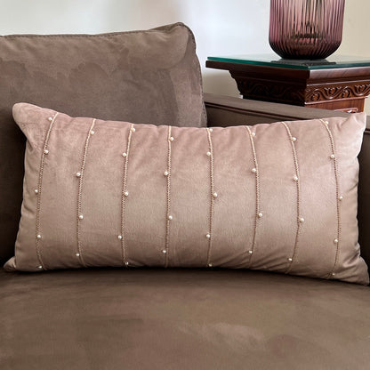 Twinkle Onion Pink Velvet Cushion Cover