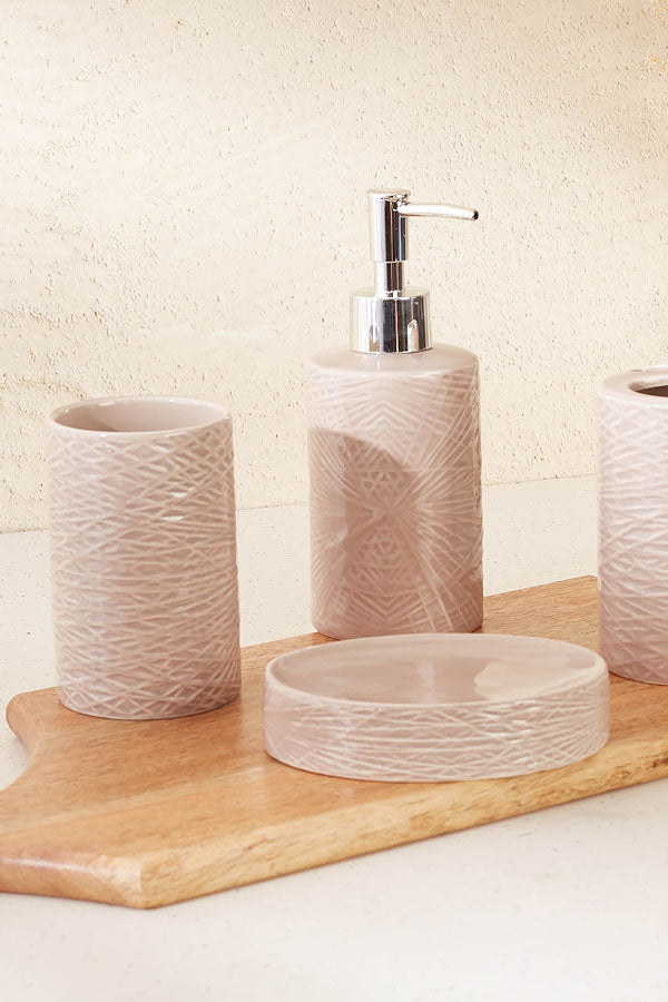 Twill Bathroom Set - Beige
