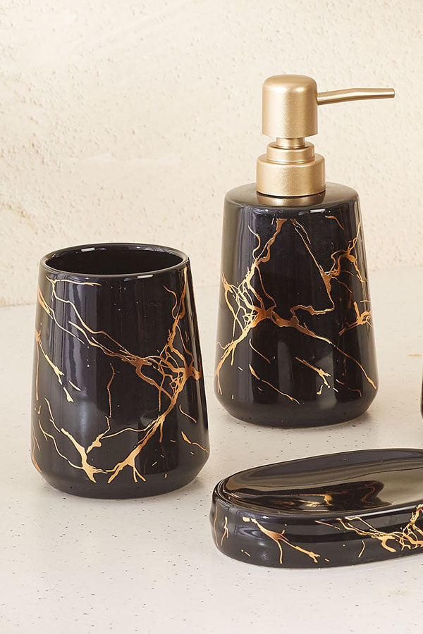 Onyx Bathroom Set - Black