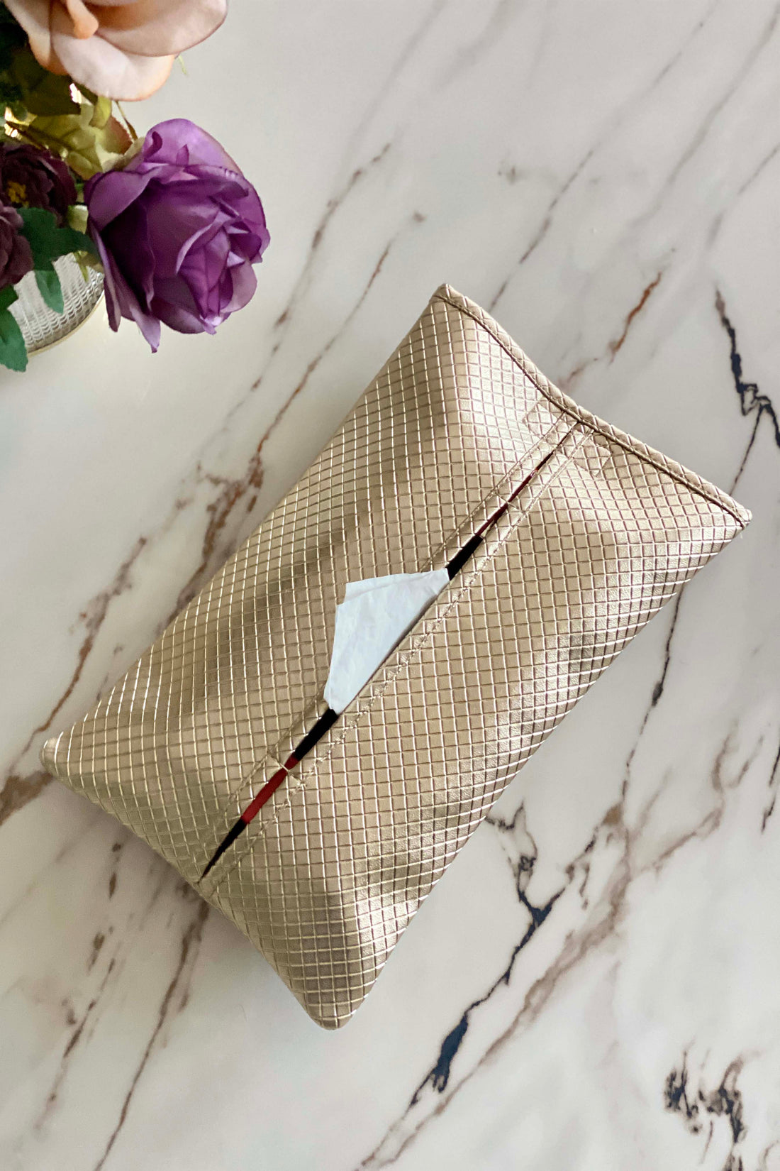 Braided Gold Tissue Cover