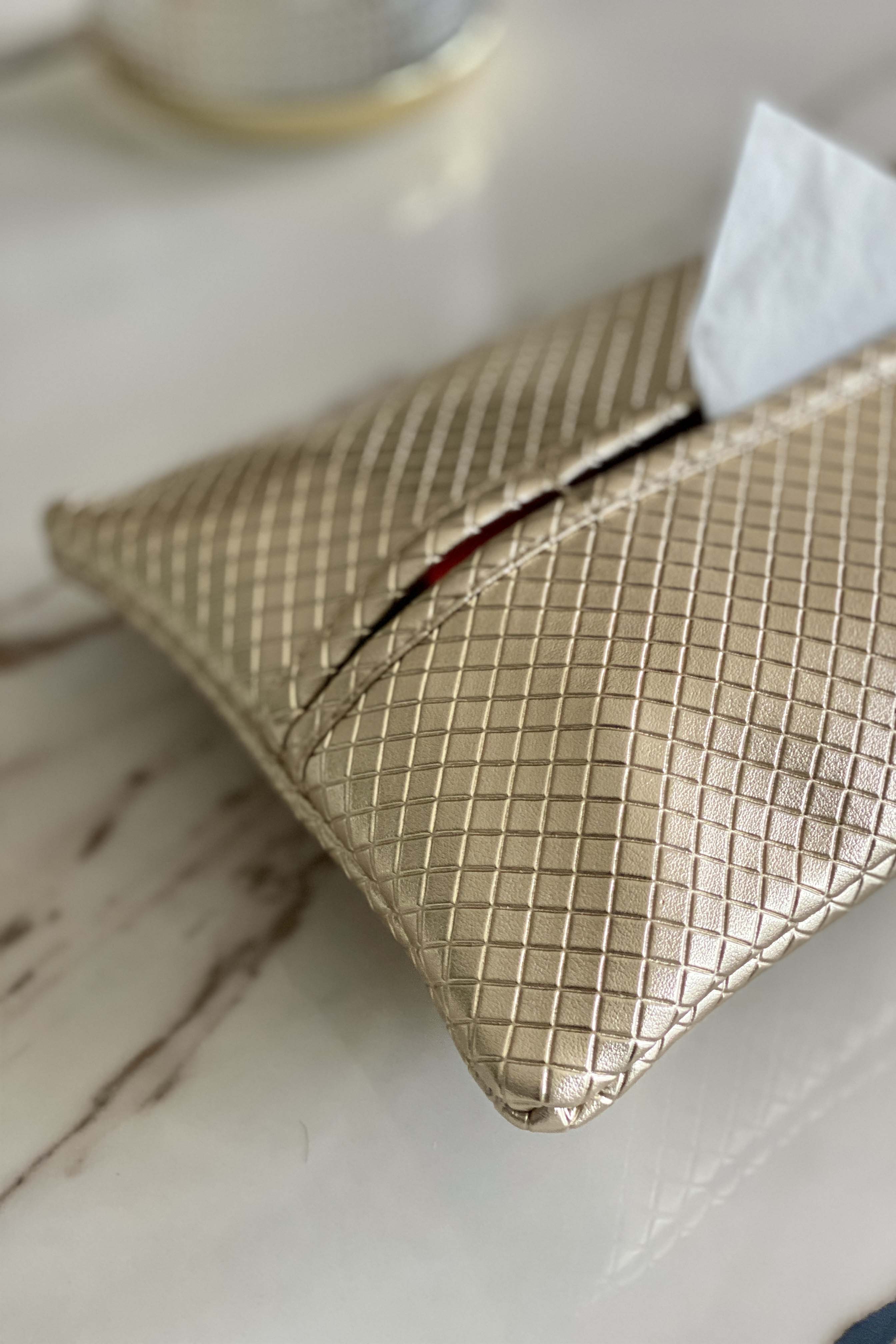 Braided Gold Tissue Cover