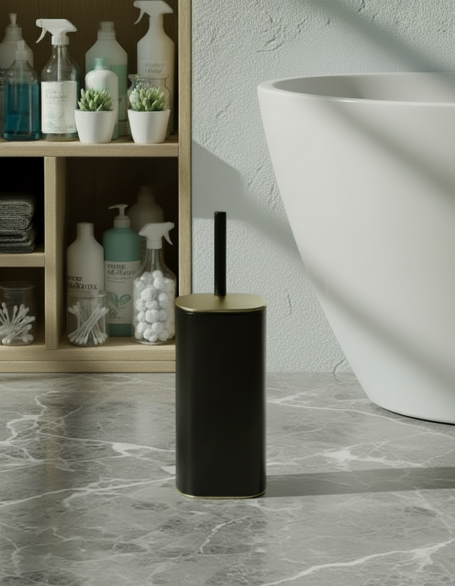 Merlowe Toilet Brush - Black