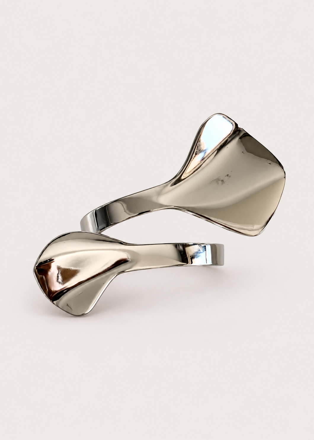 Silver Twist Napkin Rings - Set of 6