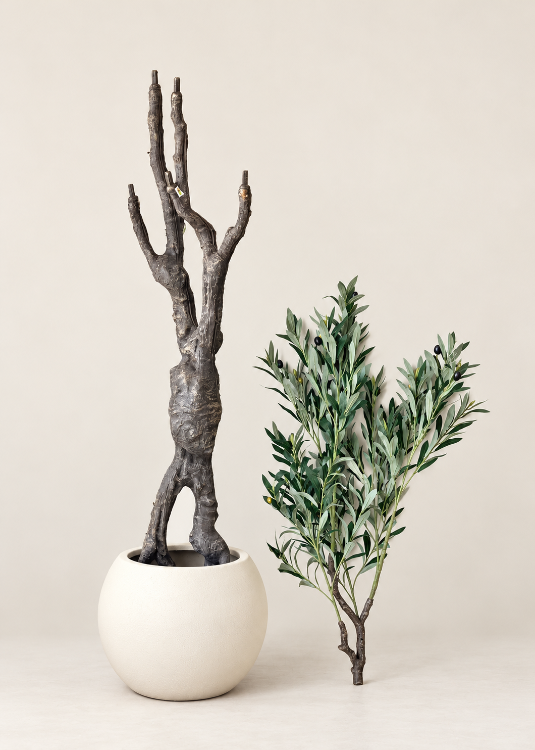 Artificial Europaea Olive Plant - 8.3 Feet