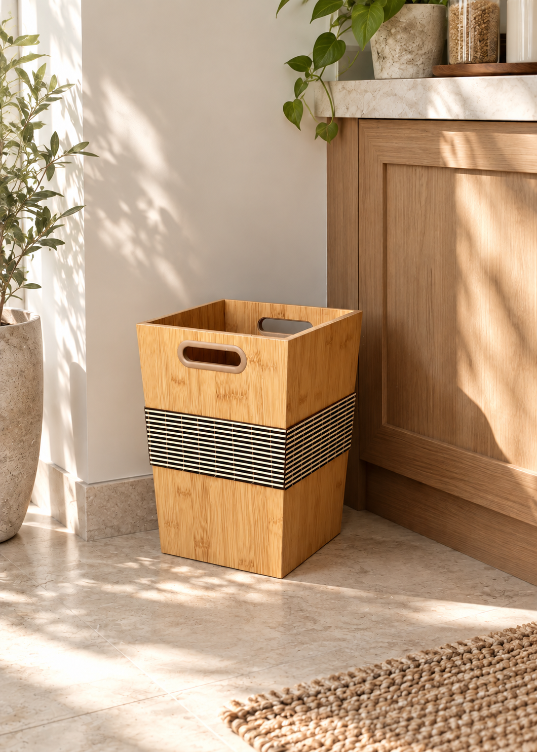 Noma Wooden Dustbin