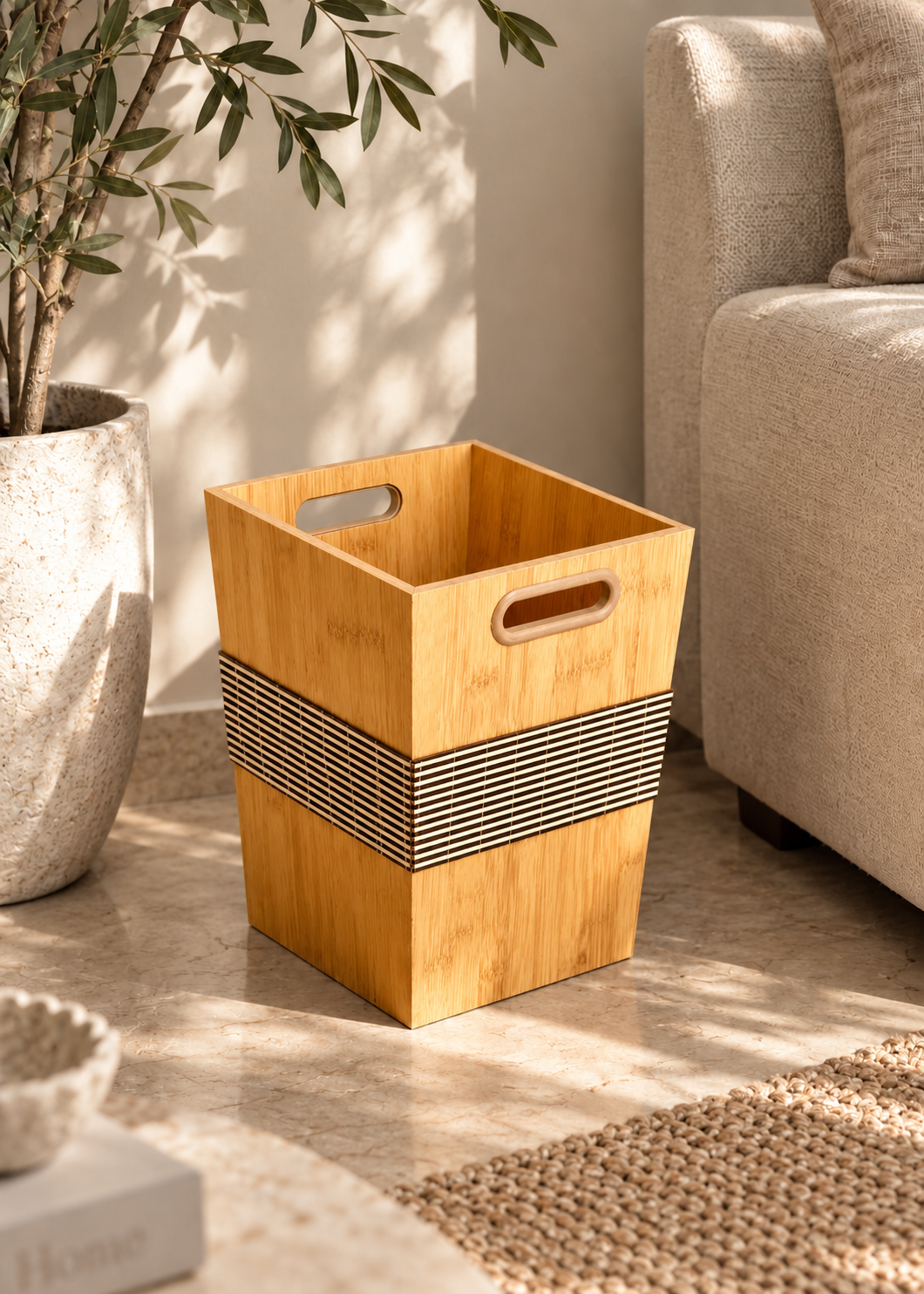 Noma Wooden Dustbin