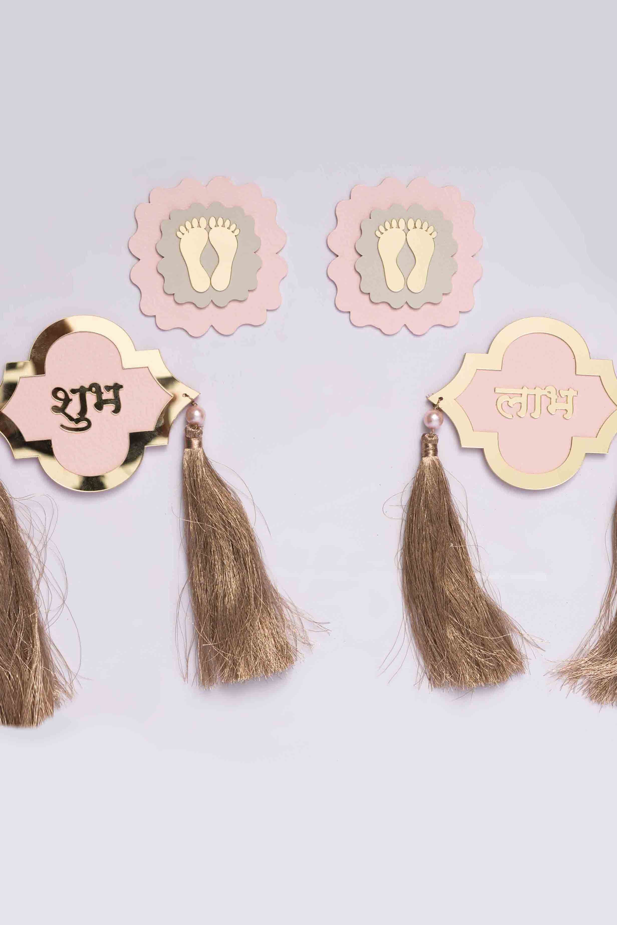 Shubh Labh Latkan & Pagla - Pink (Set of 4)
