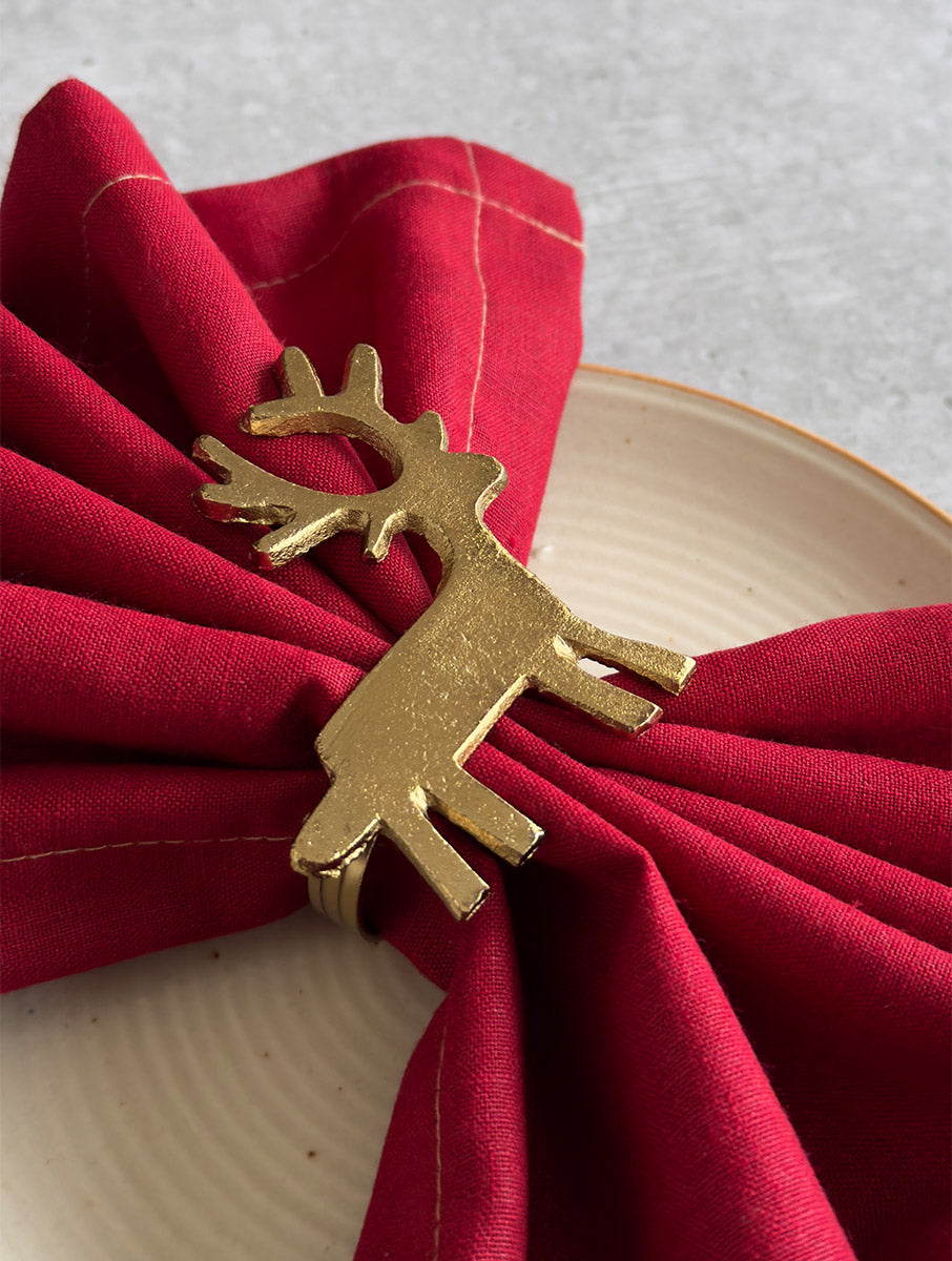 Napkin Ring - Reindeer (Set of 4)