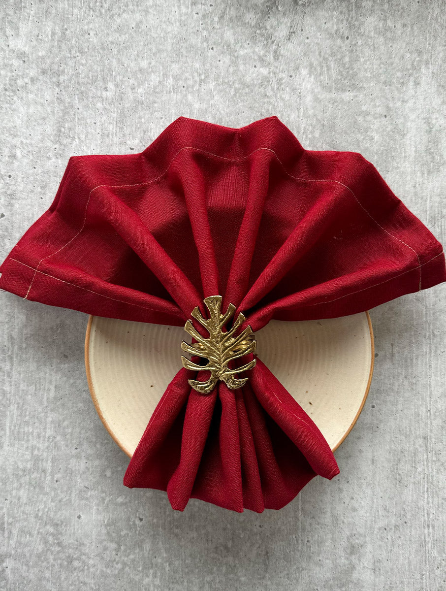 Napkin Ring - Leaf (Set of 4)