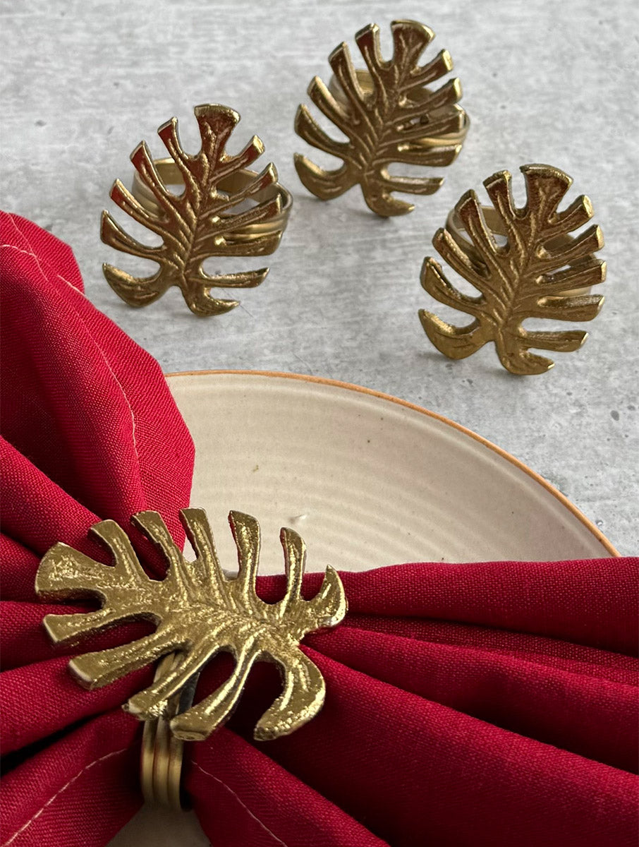 Napkin Ring - Leaf (Set of 4)