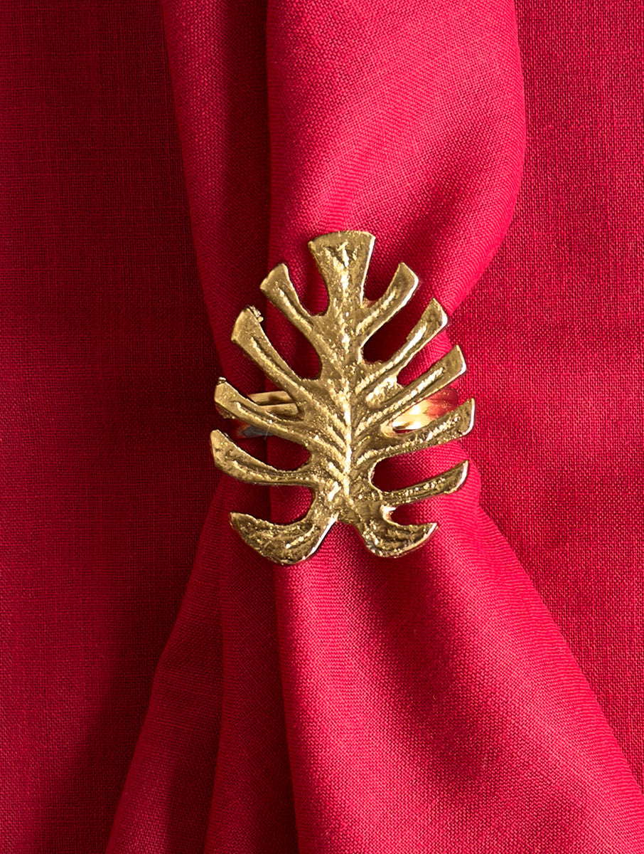 Napkin Ring - Leaf (Set of 4)