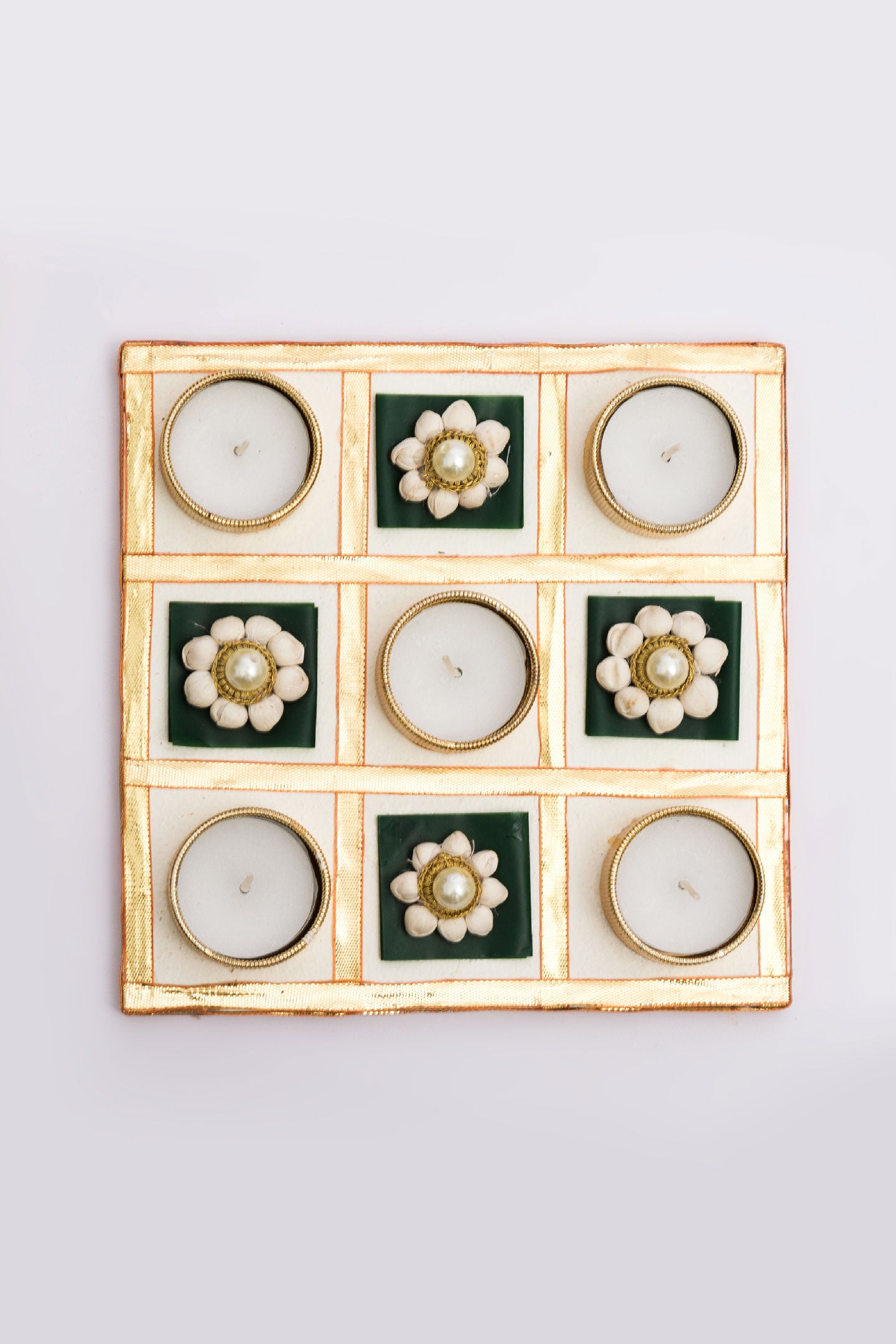 Jasmine Square Diyas - Medium
