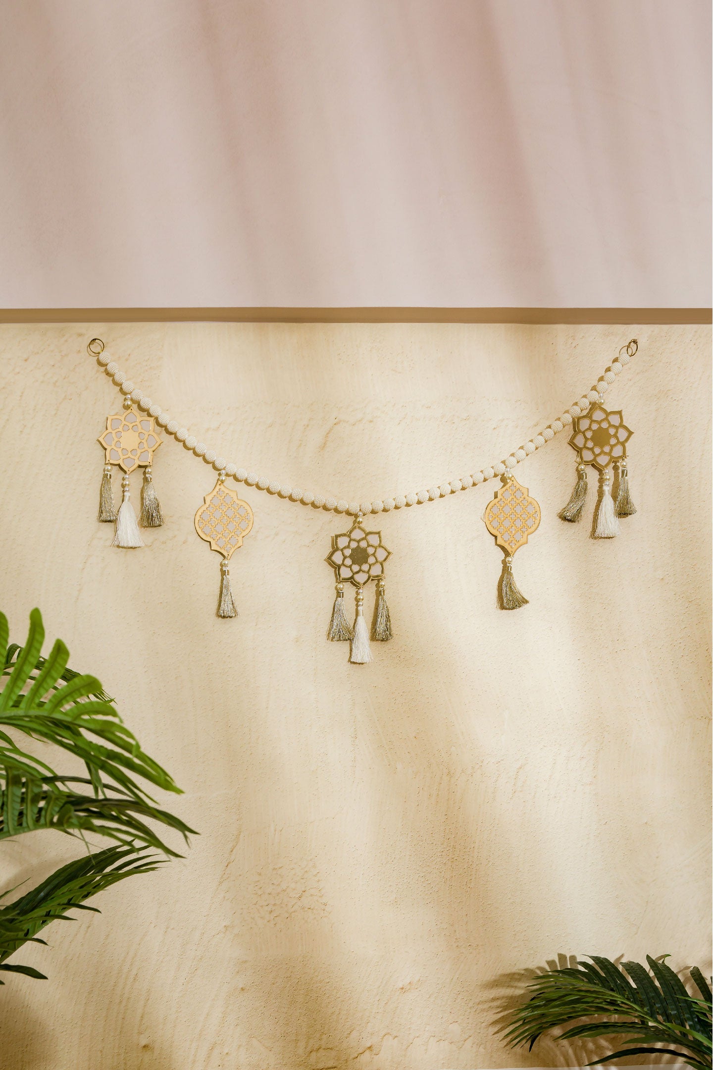 Traditional Motif Toran - Grey