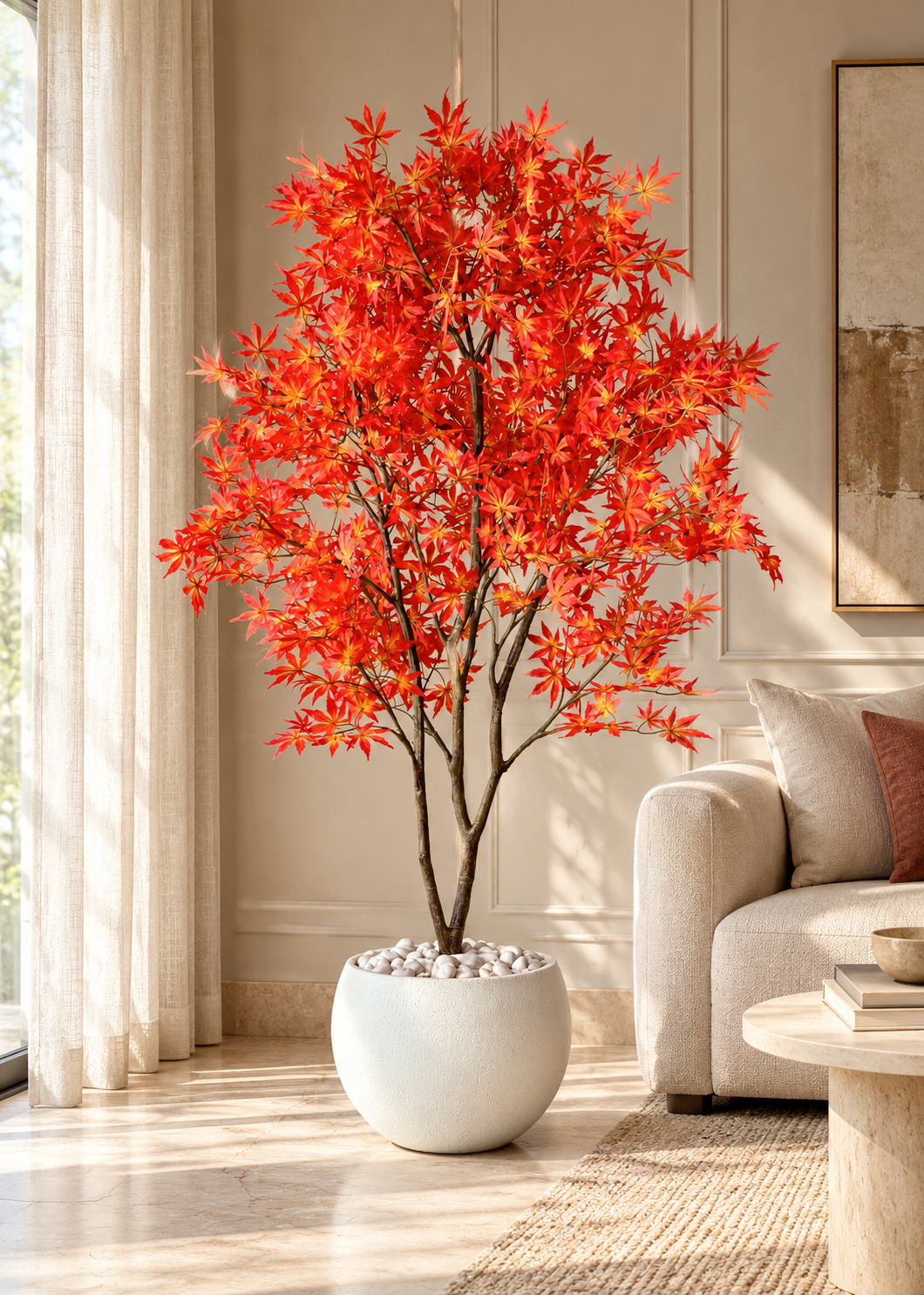 Artificial Japanese Maple Plant - 6.5 Feet