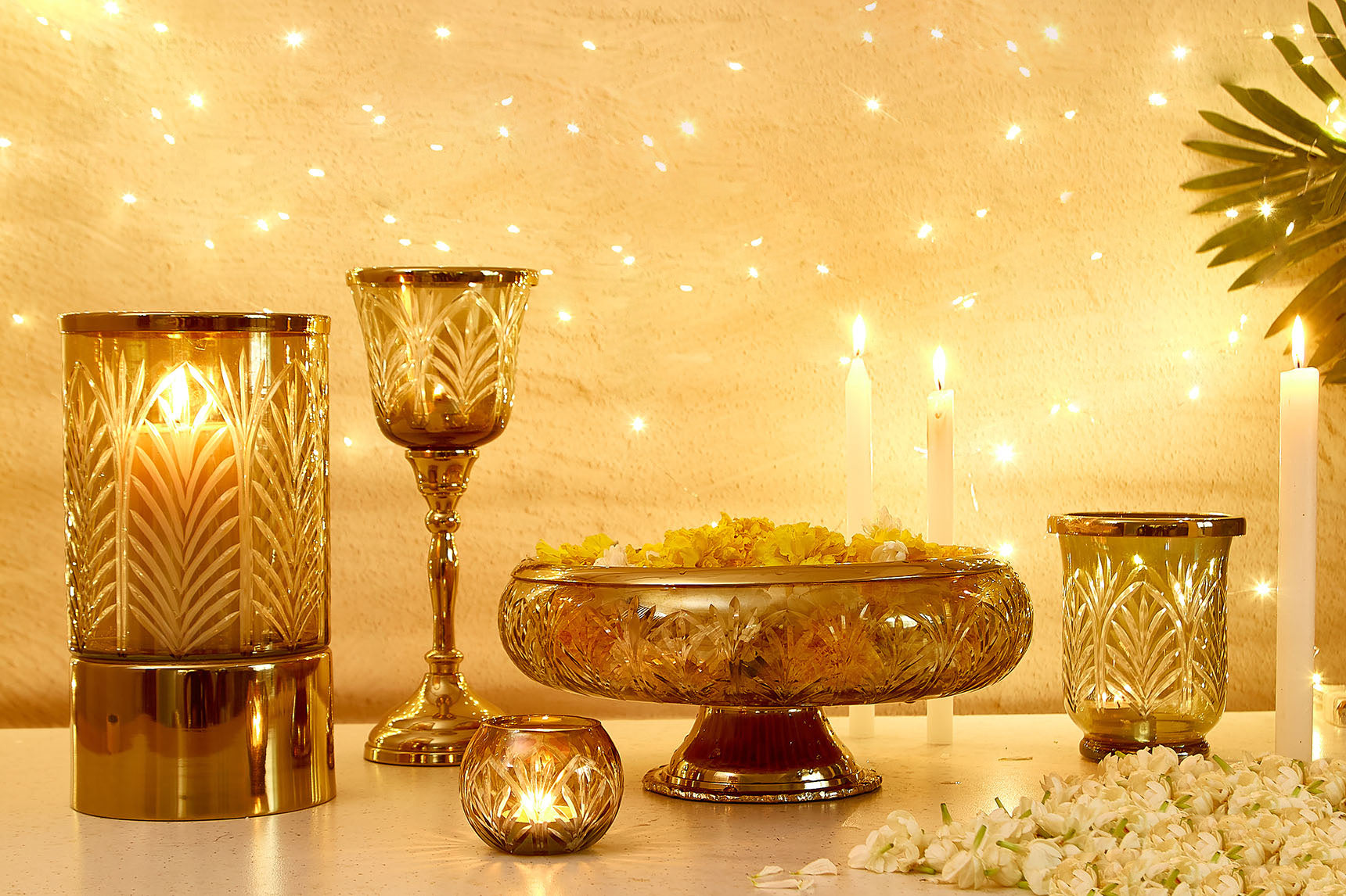 Mayra Glass Votive Holder Chalice