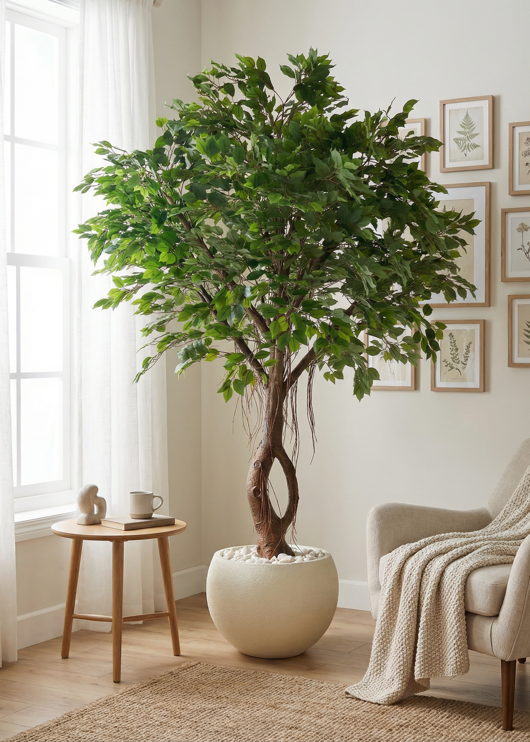 Artificial Grandiose Ficus Plant - 8 Feet