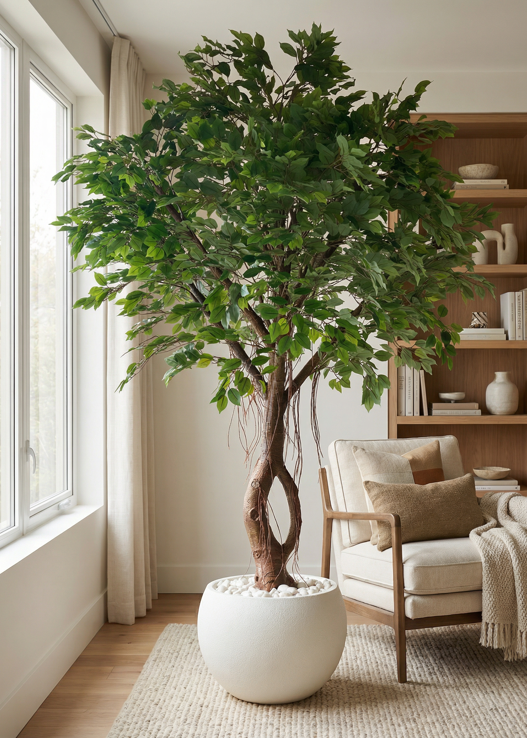 Artificial Grandiose Ficus Plant - 8 Feet